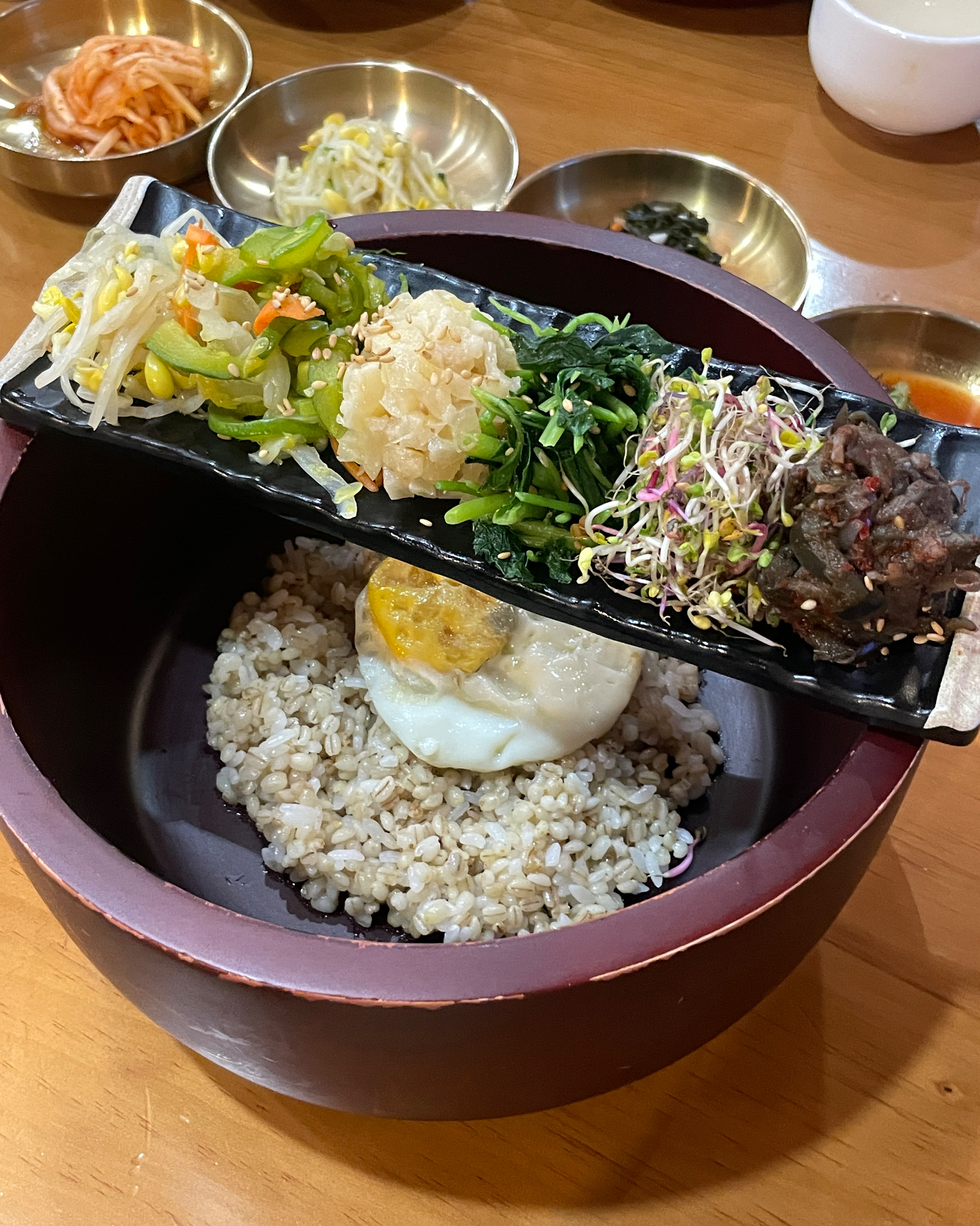 송도 보리밥 털래기 맛집..🤍 - 인천 맛집 봉이밥 송도점