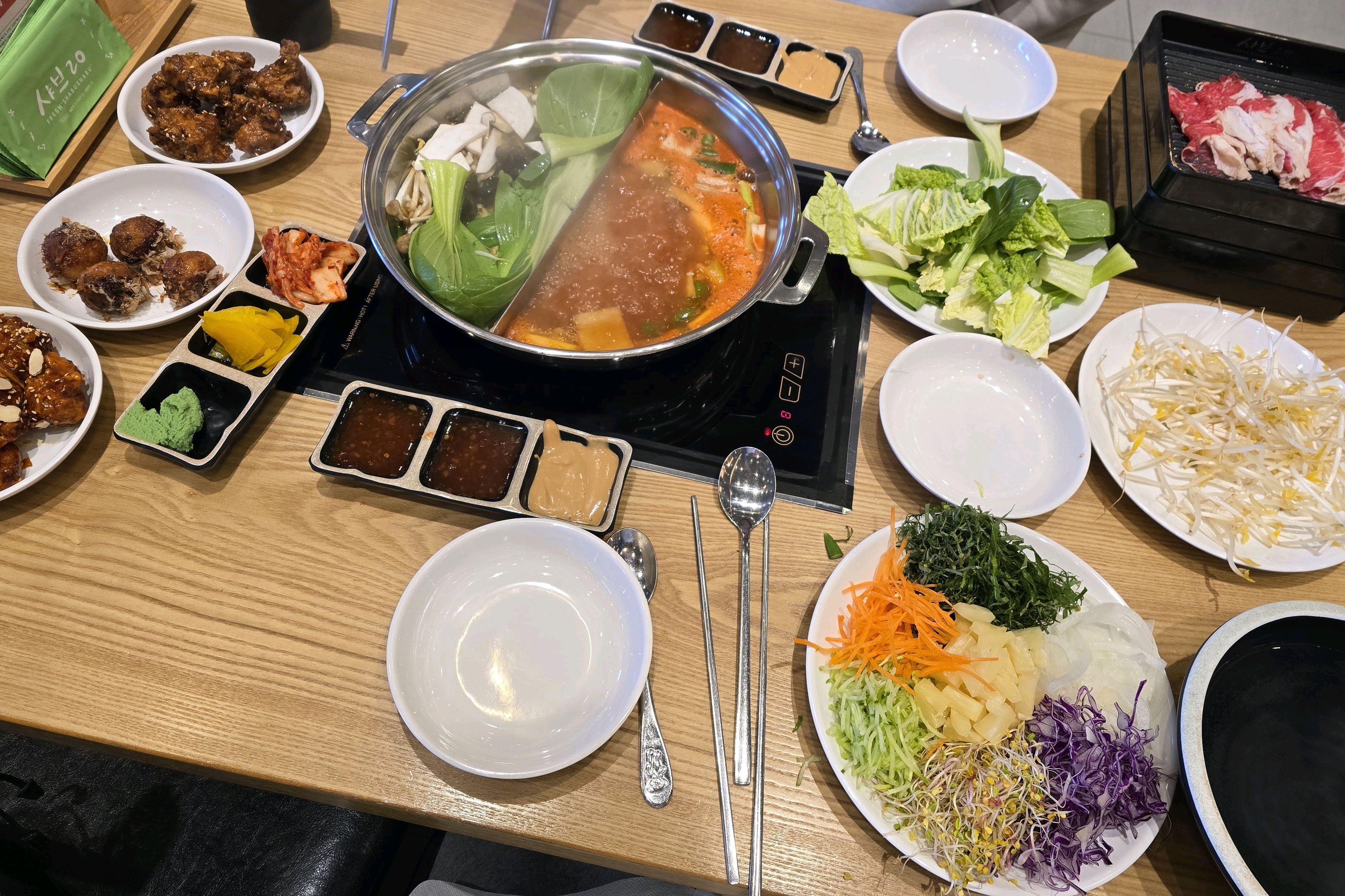 이지점은 3번째 방문이네요~매장은 오픈한지 얼마 안돼서 쾌적해요~~ - 파주 운정 맛집 샤브20 파주운정점