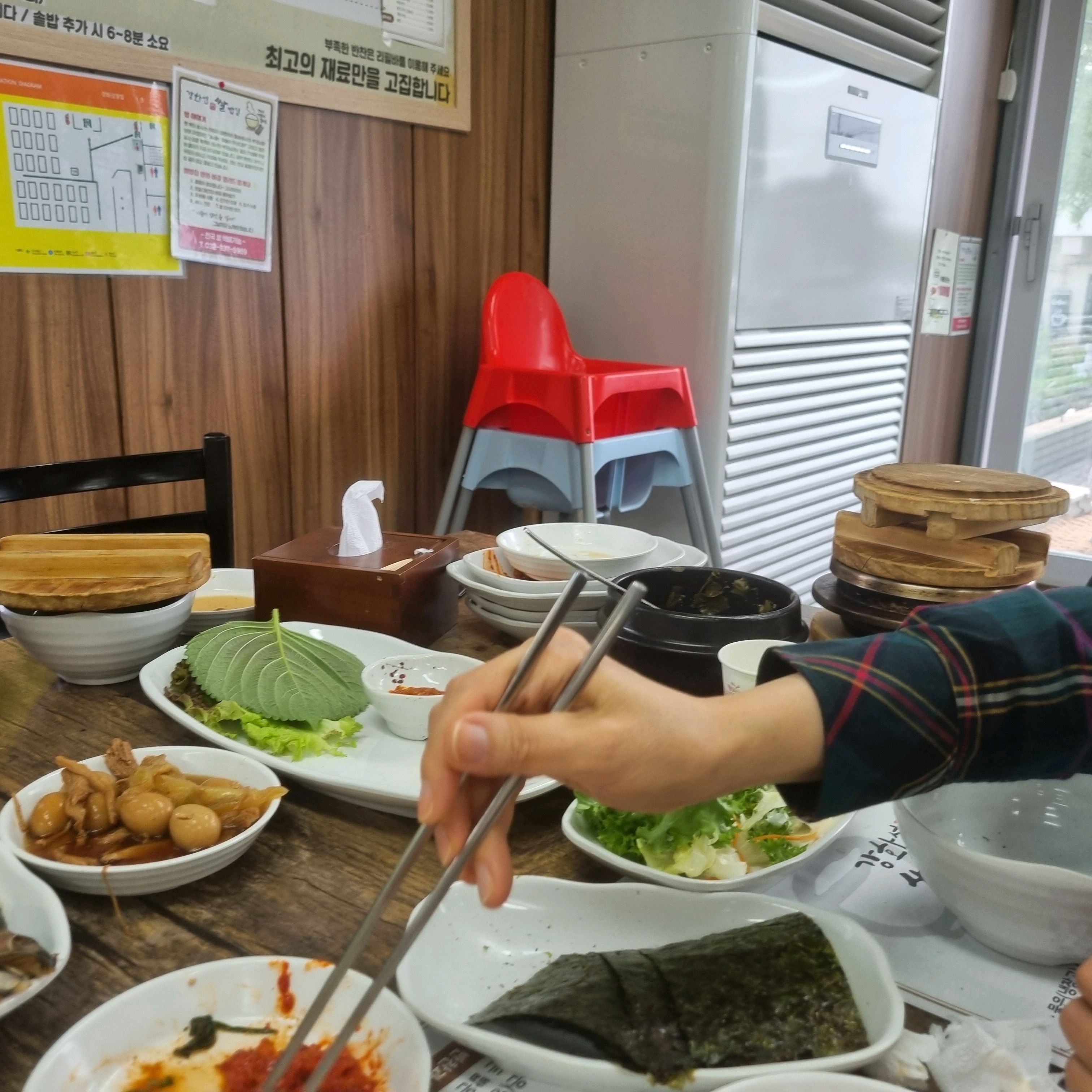 주차장 넓고 - 인천 맛집 강화섬쌀밥집
