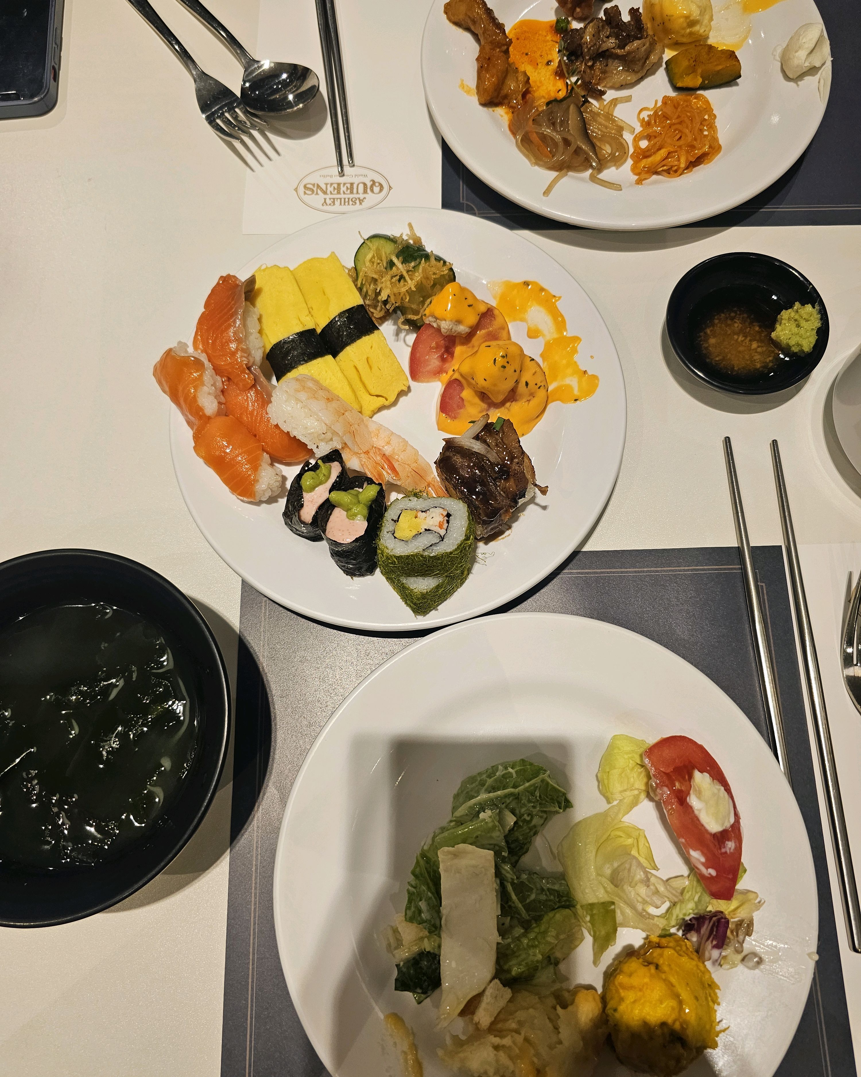 런치 가성비는정말최고인거같아요 VIP가되어서 코코넛쉬림프메뉴도 제공받앗습니다 맛잇어요 - 미사 맛집 애슐리퀸즈 미사점