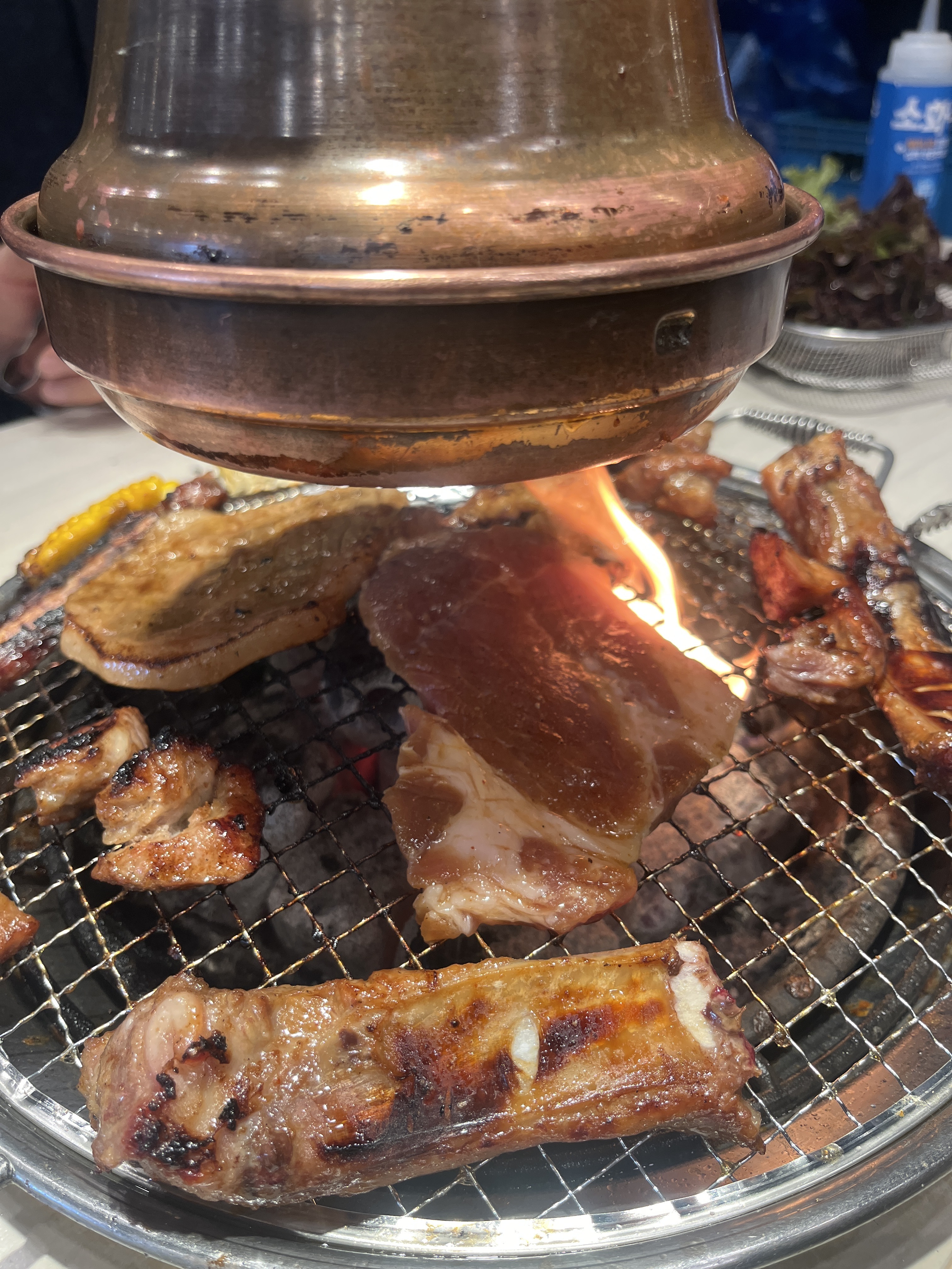 고기기 더 신선해고 샐러드바는 더좋아졌어요. 온 가족이 만족스럽게 맛있게 잘 먹었습니다!!