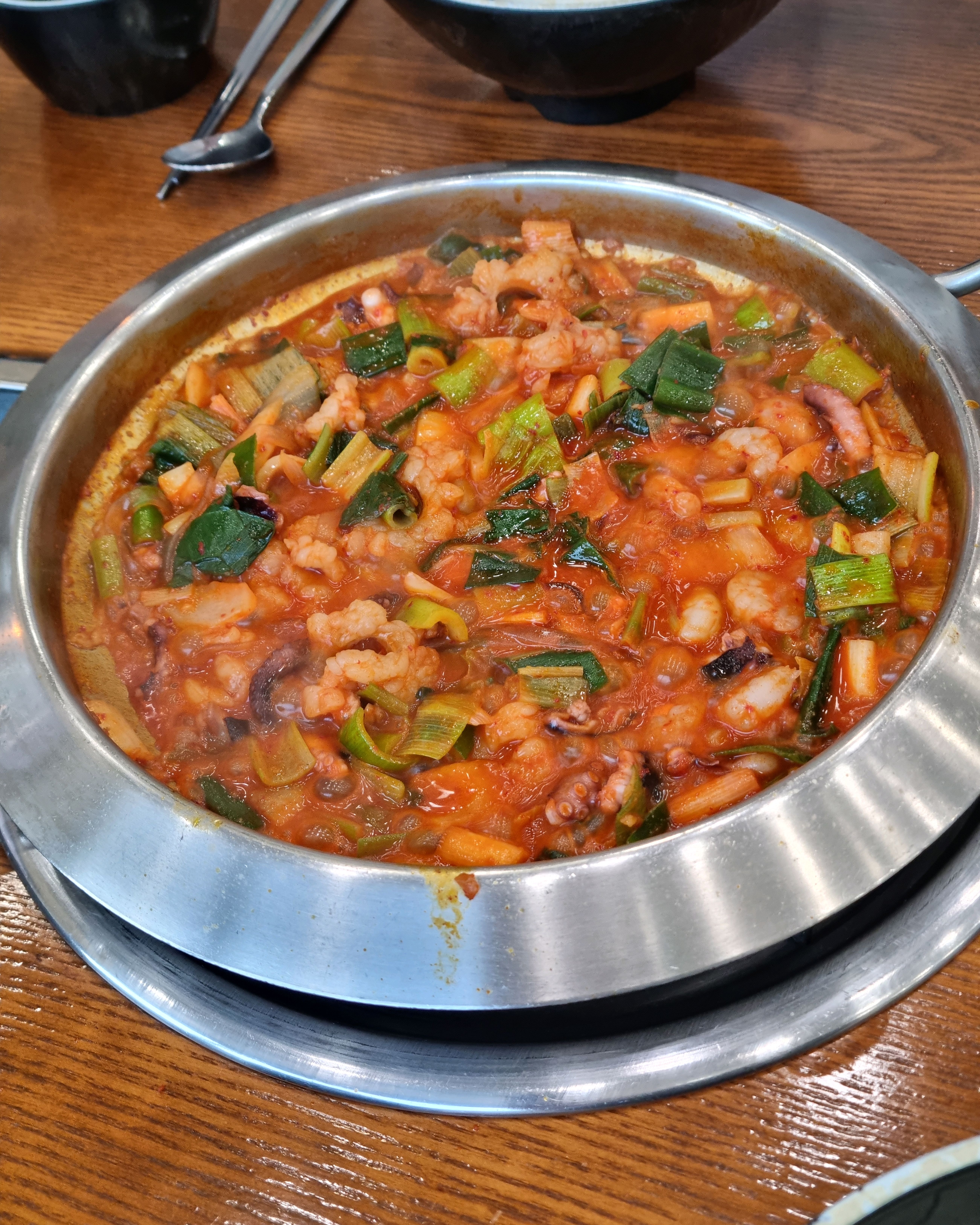 낙곱새 완전 맛있어요 ~~~맛있게 매콤하고 밥비벼먹으니까 한그릇 뚝딱이에요 - 불당동 맛집 사위식당 불당점