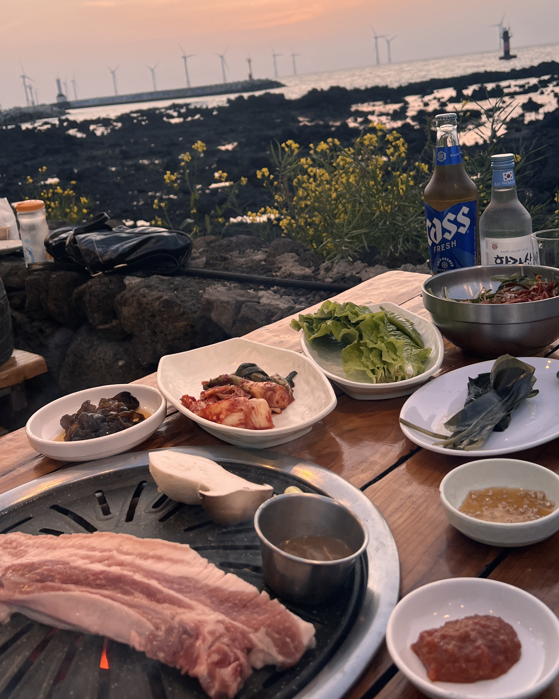 뷰가 진짜 좋아요 - 제주 맛집 돈해상 제주한림협재흑돼지