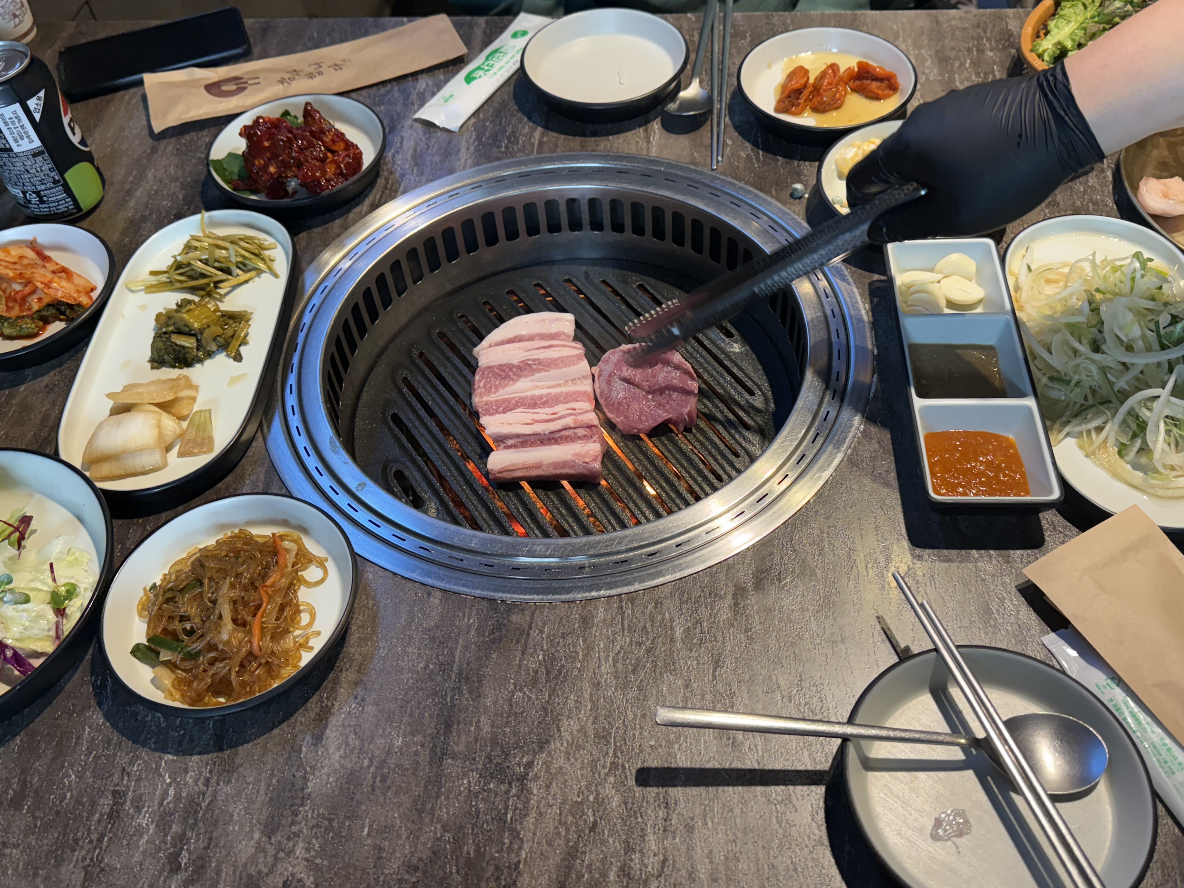 n번째 또또간집! 양념갈비 생갈비 고기 너무 맛있고 - 인천 맛집 노천골 부평본점