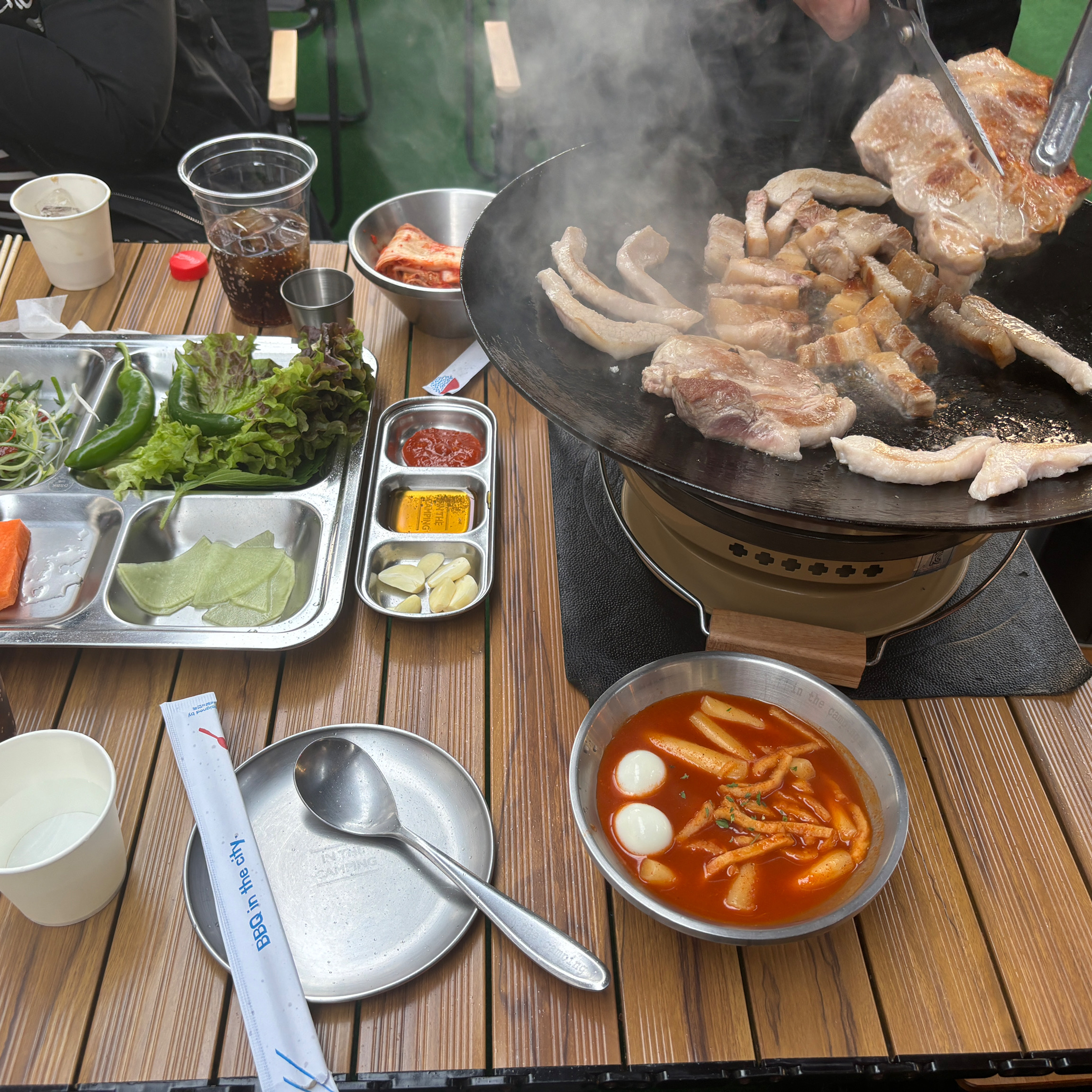 맛있게 잘 먹었습니다~~ - 인천 맛집 인천대공원 바베큐식당 인더캠핑