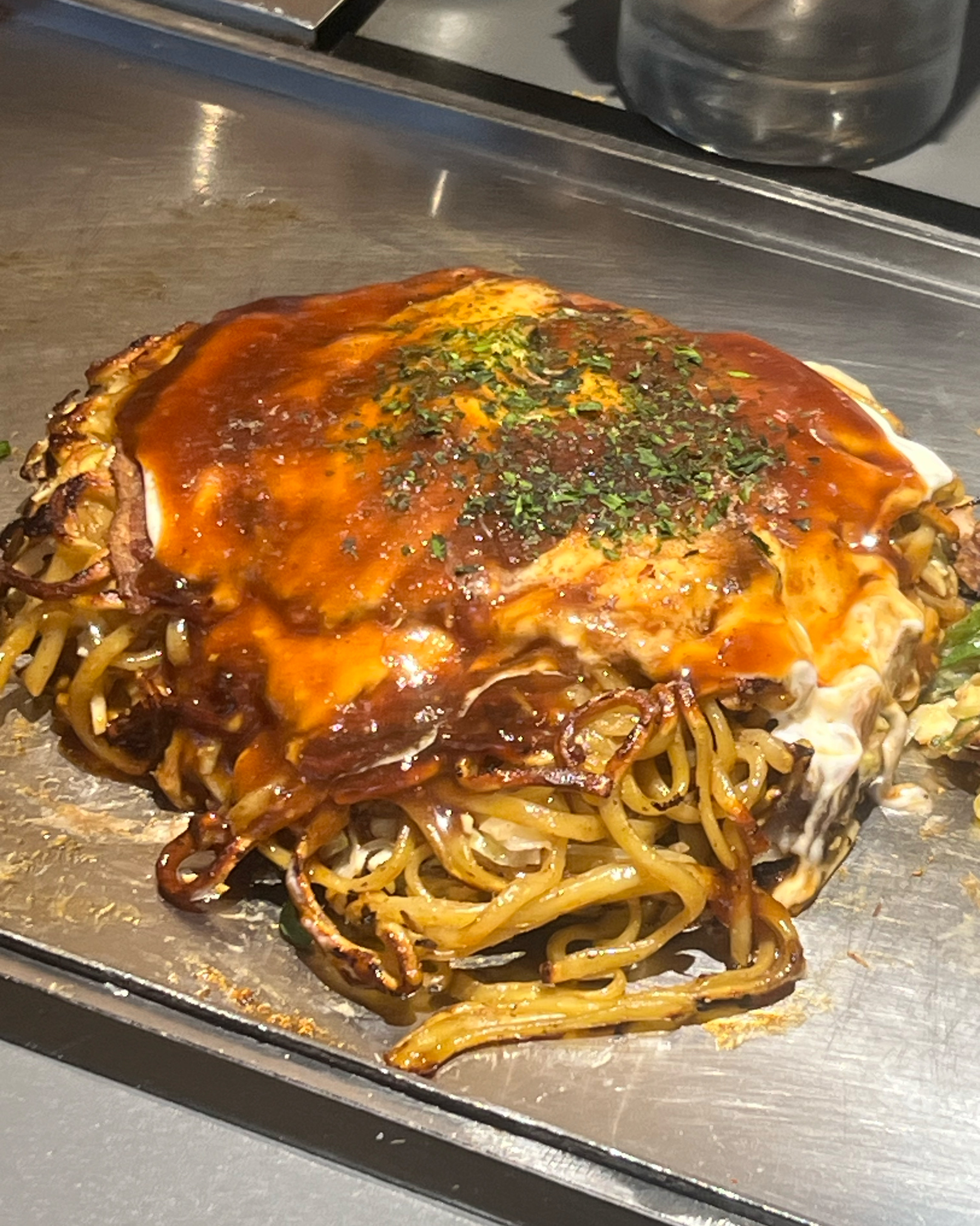 들어와서 자리에 앉아서 Qr코드로 메뉴를 보고 - 망원동 맛집 오시 망원본점