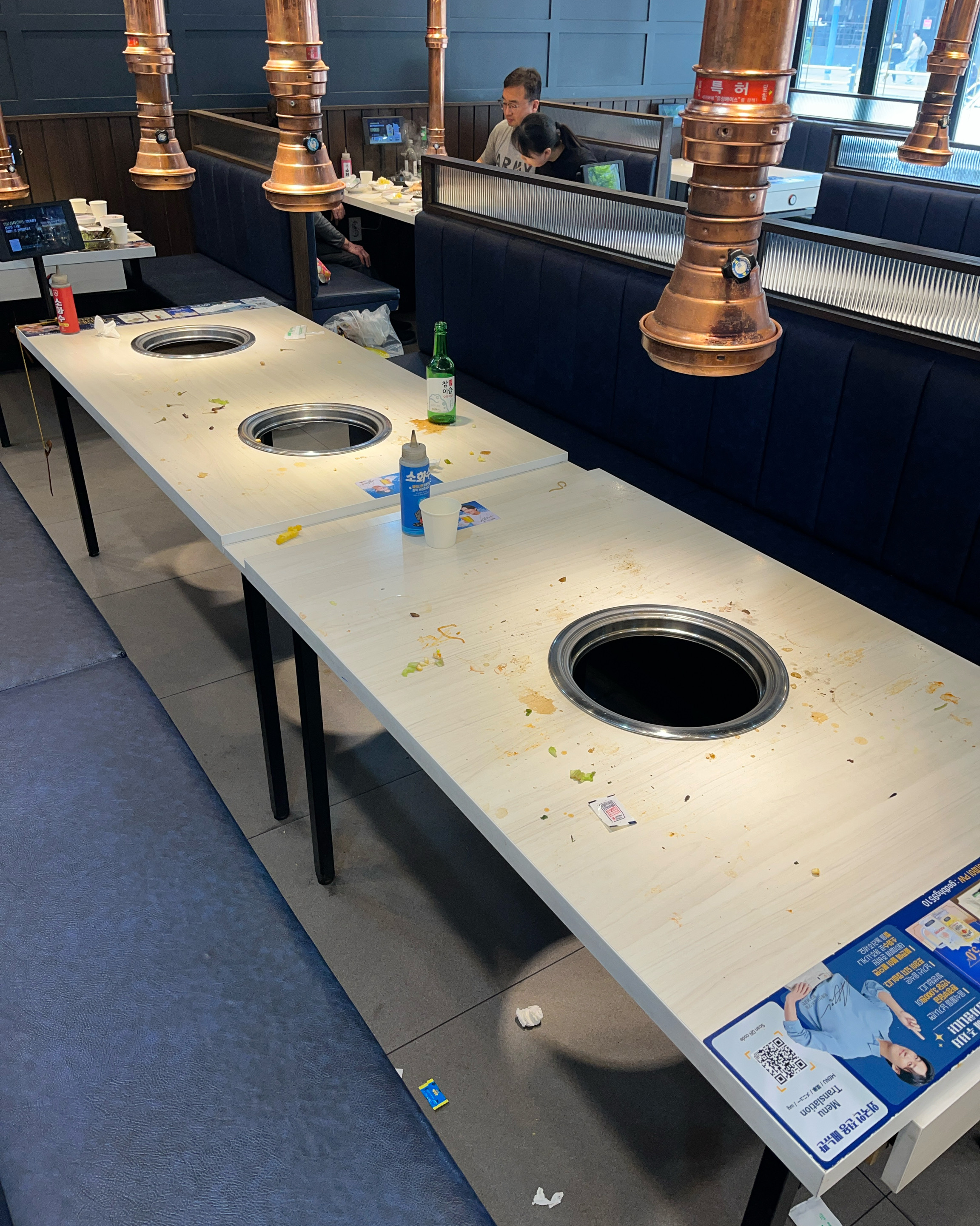 1. 숯추가 7개를 해야할만큼 부족한 화력과 느린 대응 - 상도동 맛집 명륜진사갈비 서울상도점