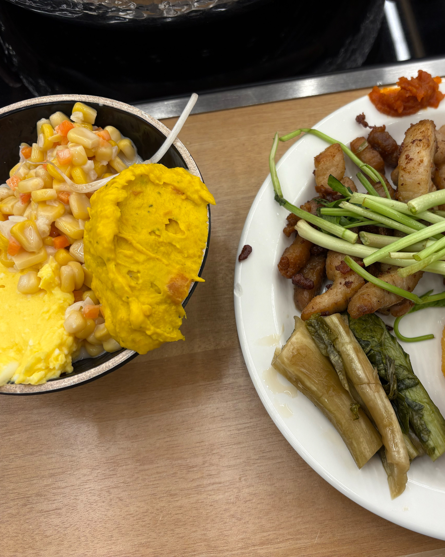 메인은 안찍고 사이드만 잔뜩 찍었네요 하하하 - 대구 맛집 샤브올데이 대구상인점