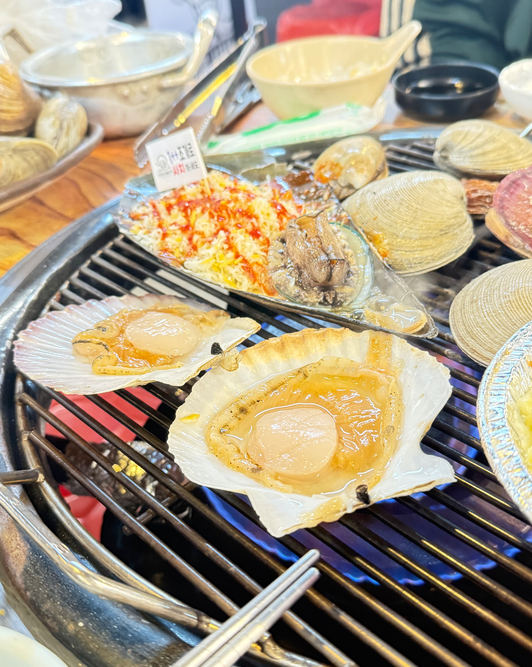 새우랑 조개랑 회랑 전부 맛있었어요!! - 인천 맛집 전라도대왕조개구이 월미도본점