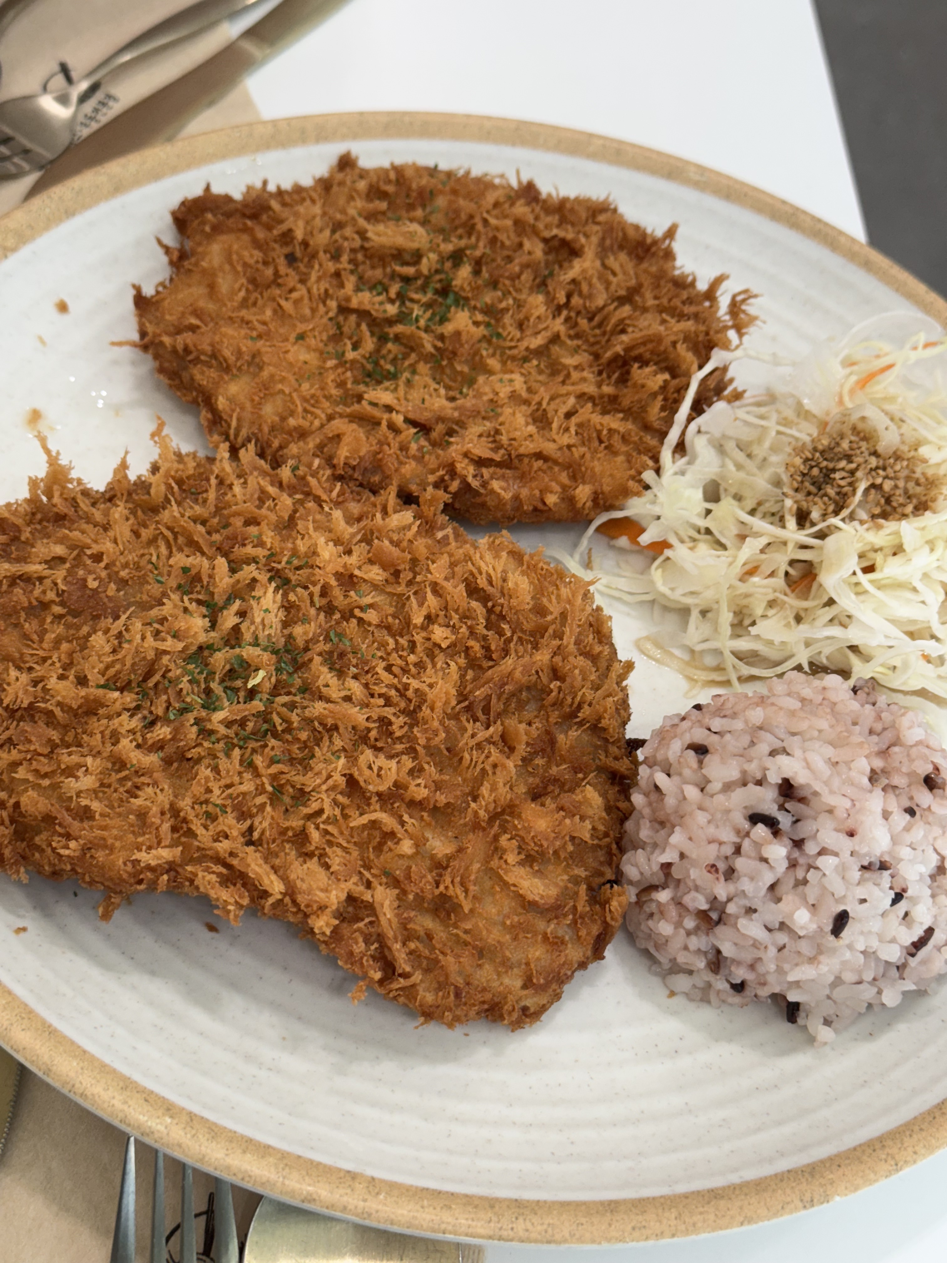 돈까스가 바삭바삭 완전 일본식돈까스같아요 맛있습니다!! - 대전 맛집 대손관 대전 서대전점