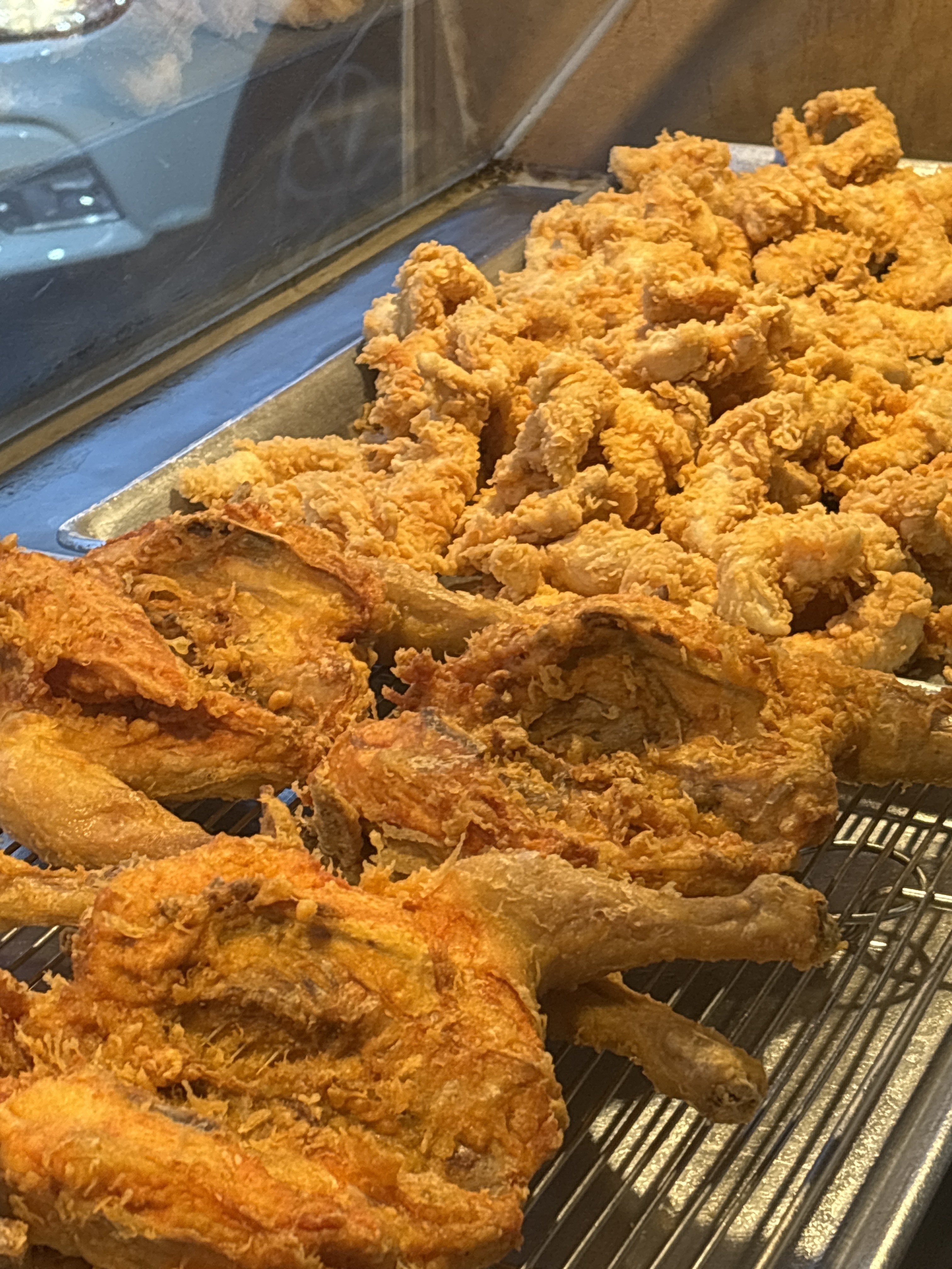 Whole roast chicken
