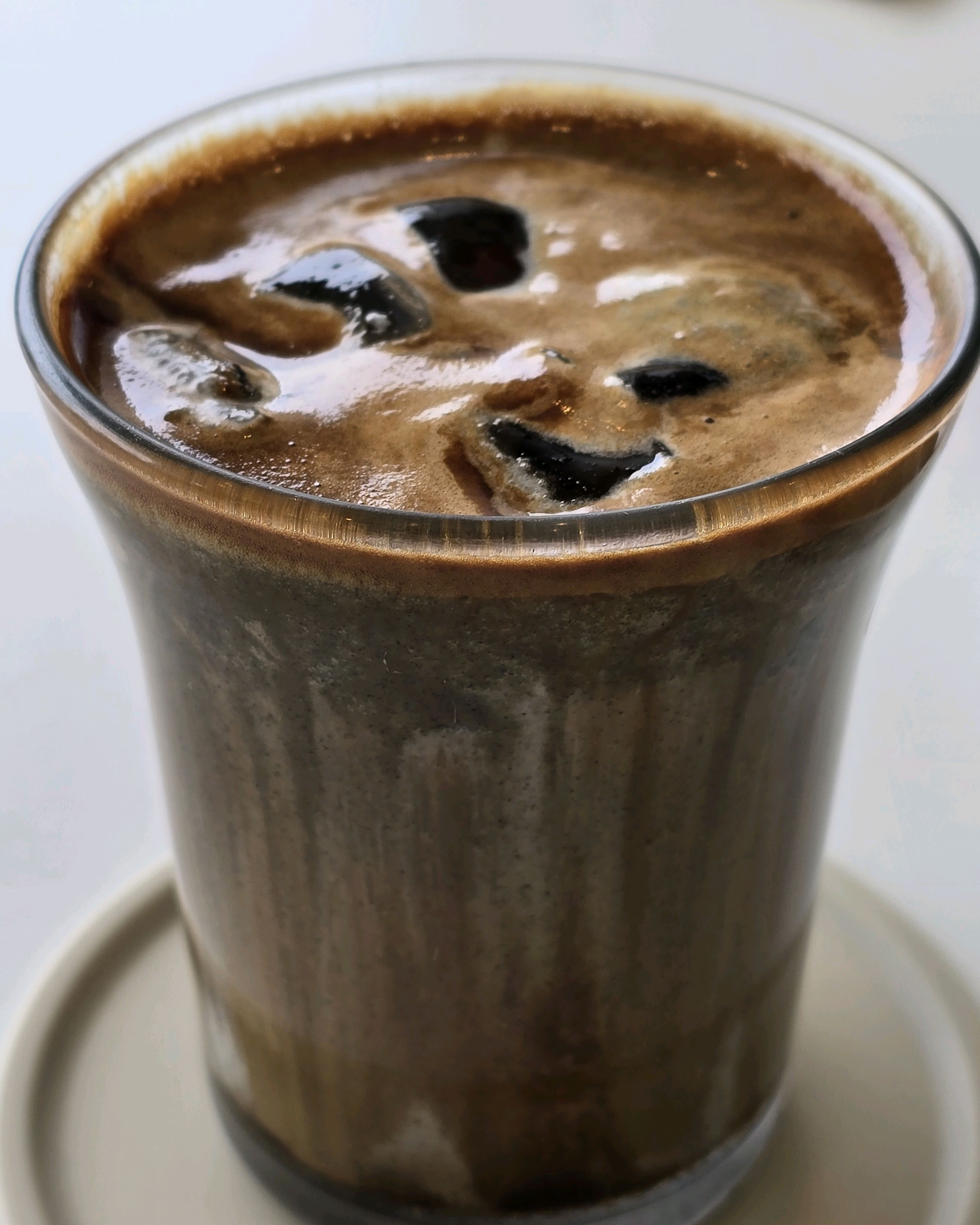 Black sesame latte
