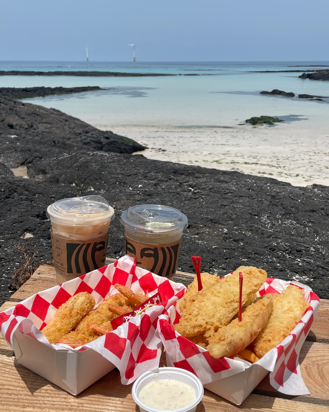 아침 10시에 연다해서 10분전에 미리 주문해놓고 방문했어요. - 제주 맛집 WORLD CLASS FISH&CHIPS