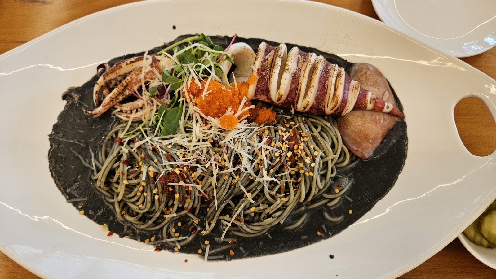 오징어먹물파스타 시그니쳐죠 - 대전 맛집 파스타에이치브런치