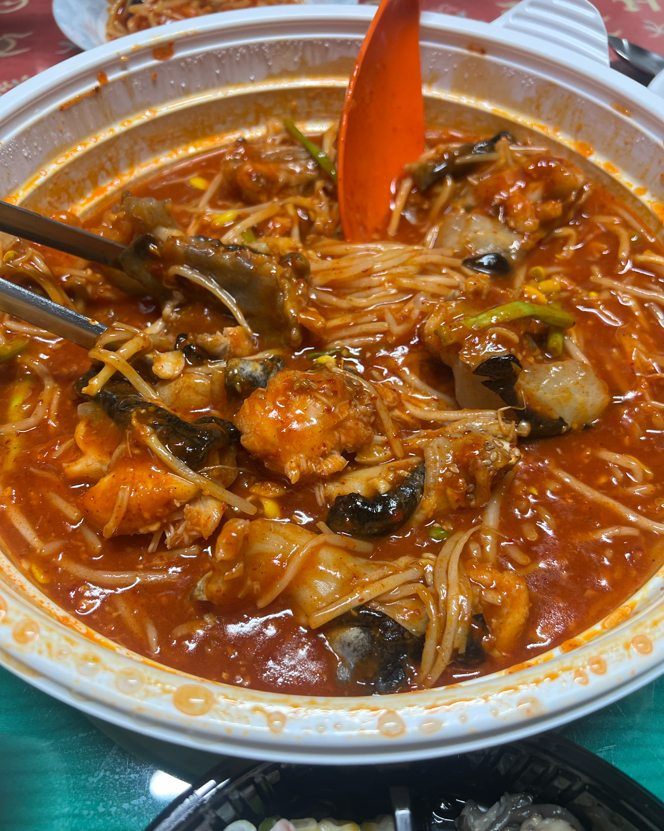 오늘은 전화 포장예약으로 ㅎㅎ - 권선동 맛집 송파아구찜