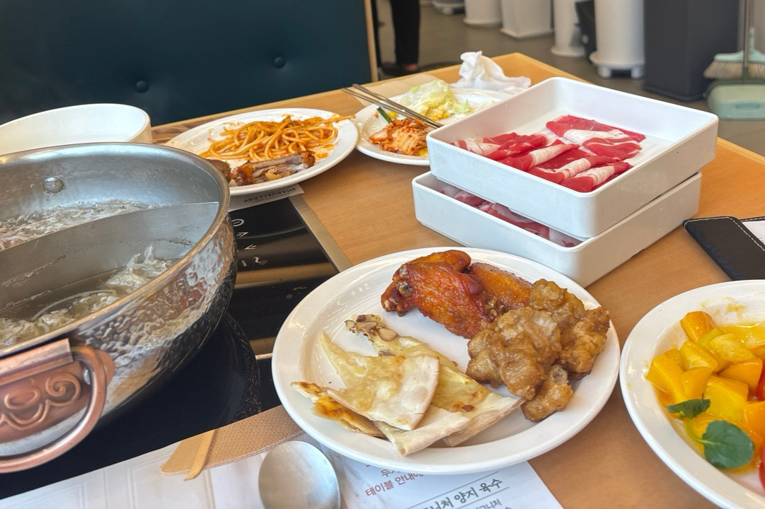 캐치 테이블로 미리 예약하고 5분이내 방문. - 대전 맛집 샤브올데이 대전갈마점