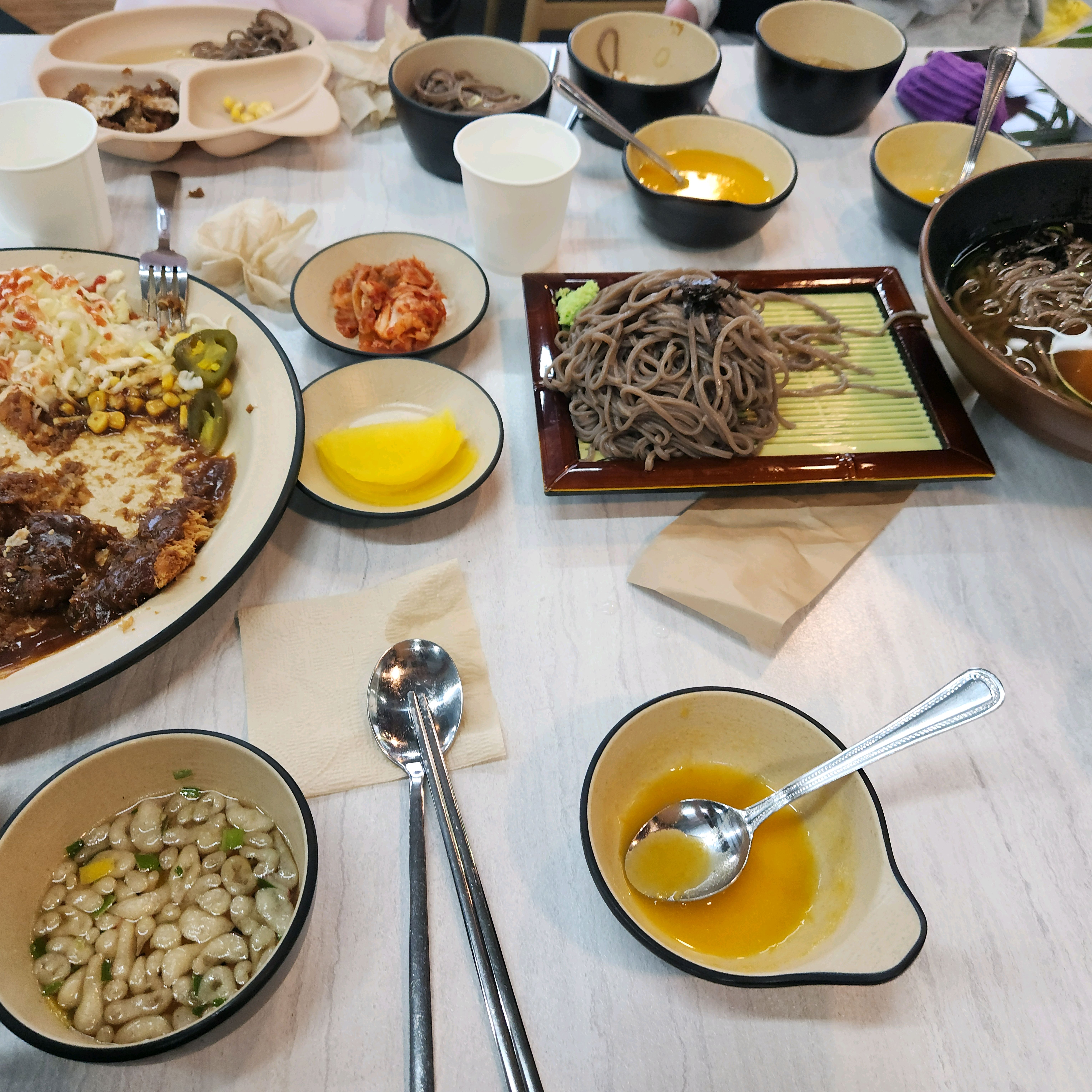 돈가스도 맛있고 소바도 맛있어요 양도 많고 친절해요 - 대전 맛집 하랑소바 전민동본점