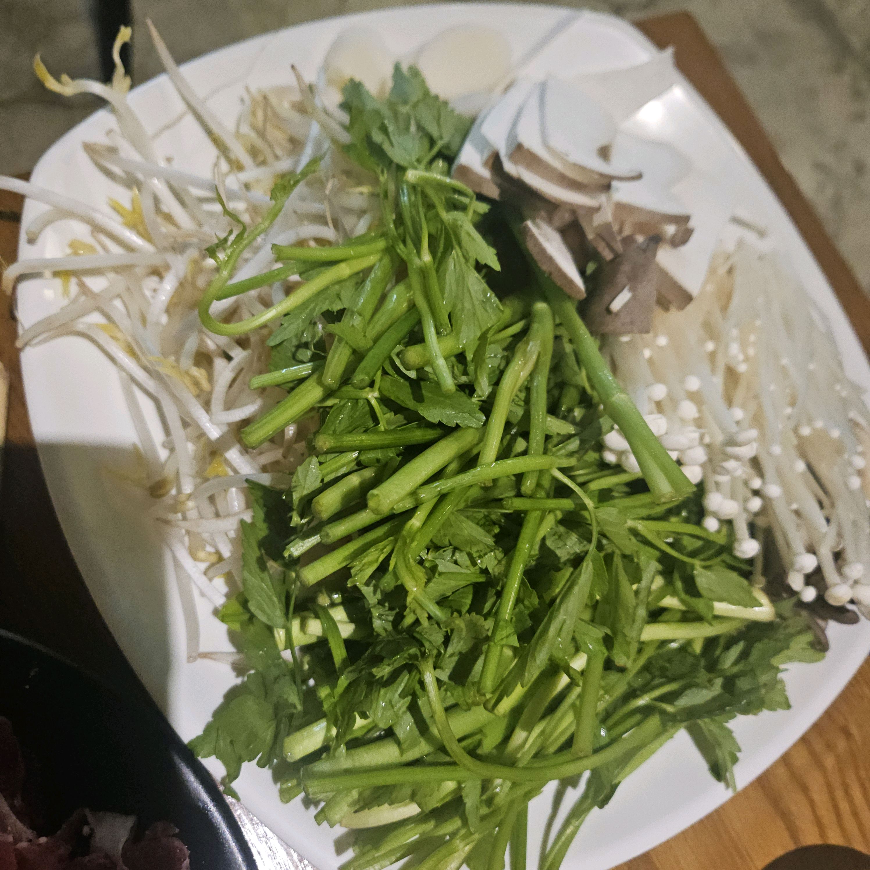 해가연 미나리 샤브 때문에 미나리에 푹 빠졌습니다. - 인천 맛집 해가연만두