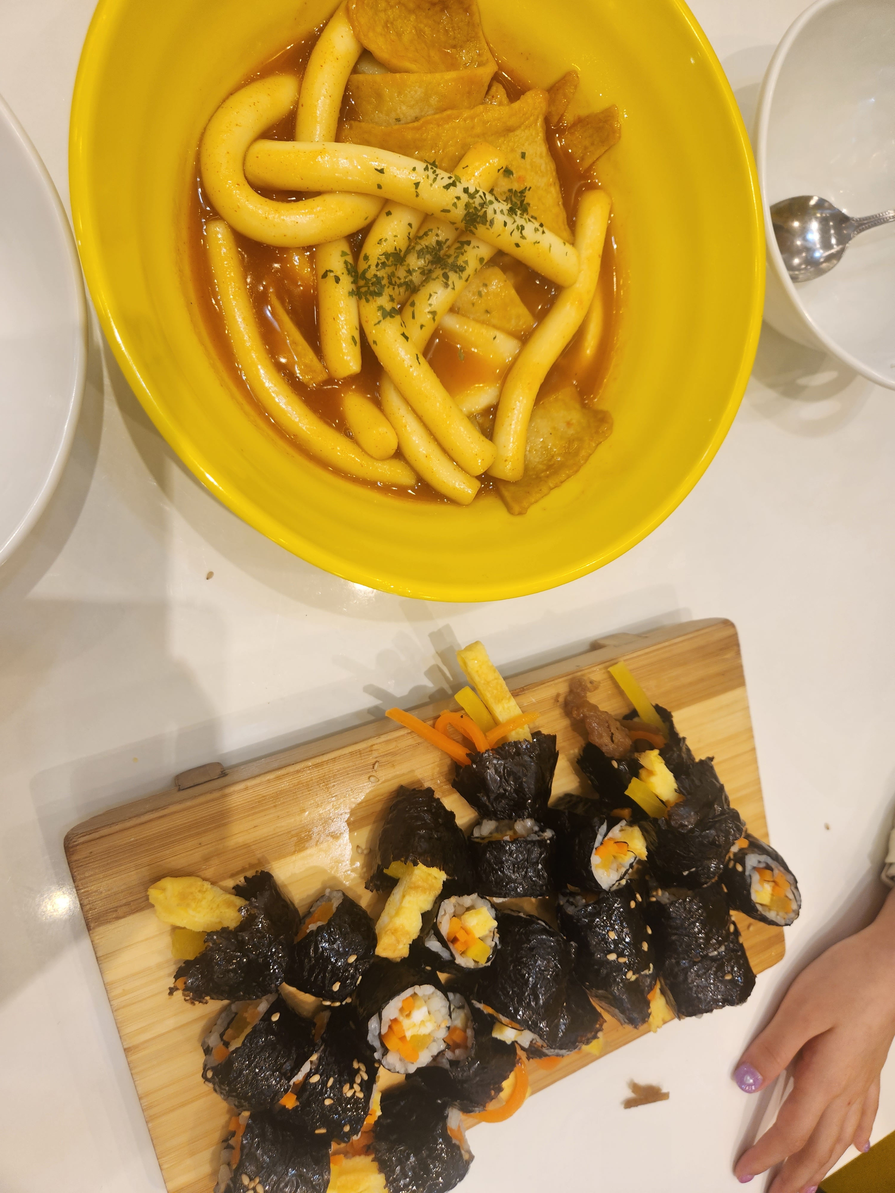 아이가 이집 떡볶이(순한맛)을 제일 좋아해요. - 불당동 맛집 또또꼬마김밥 본점