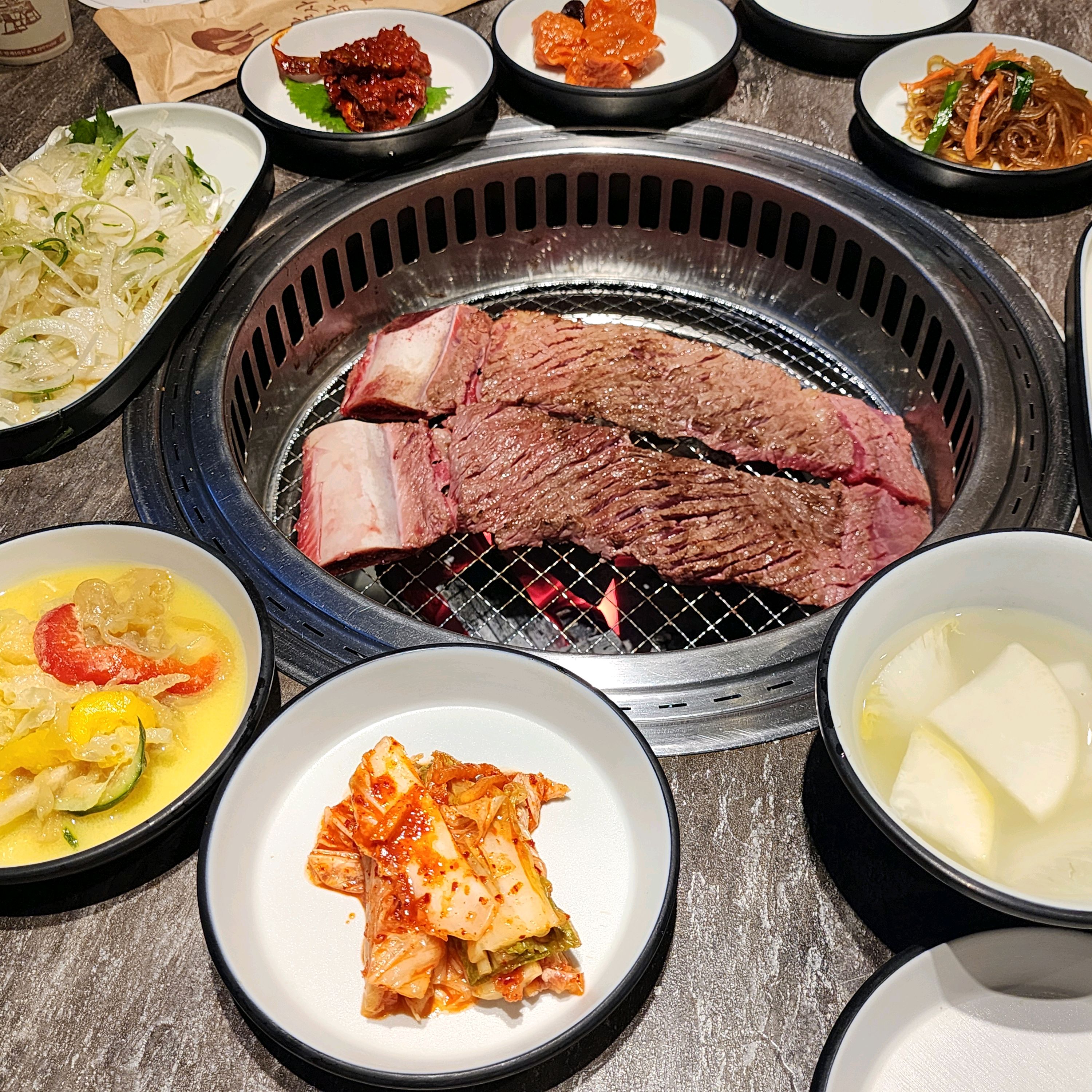 고기가 맛있어서 3번째 방문을 했습니다. - 인천 맛집 노천골 부평본점