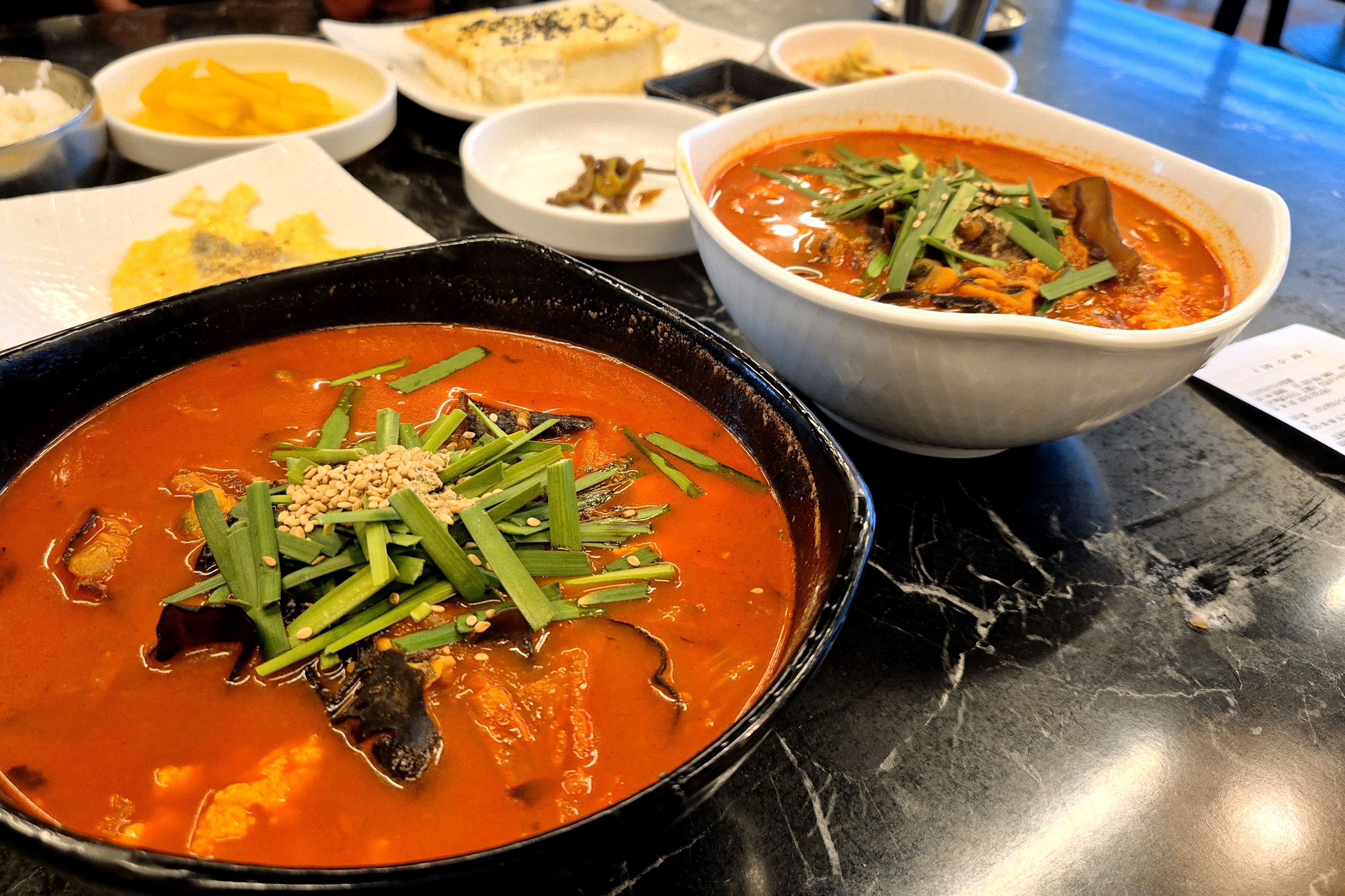 강릉 놀러오면서 비도 오고 해서 - 경포대 맛집 초당훈이순두부짬뽕