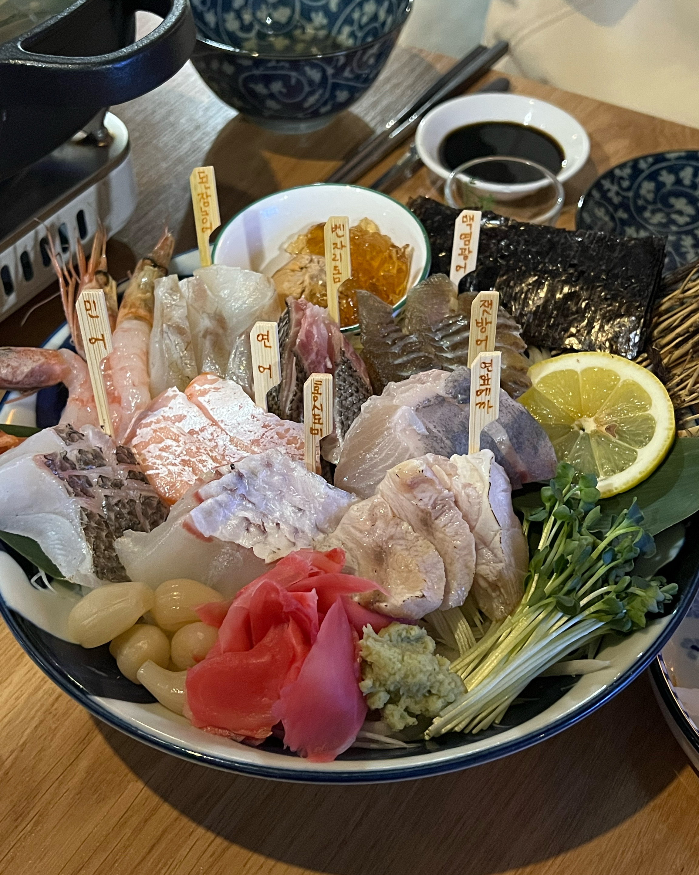비쥬얼 미쳤구요 - 인천 맛집 숙성회 전문점 다해야