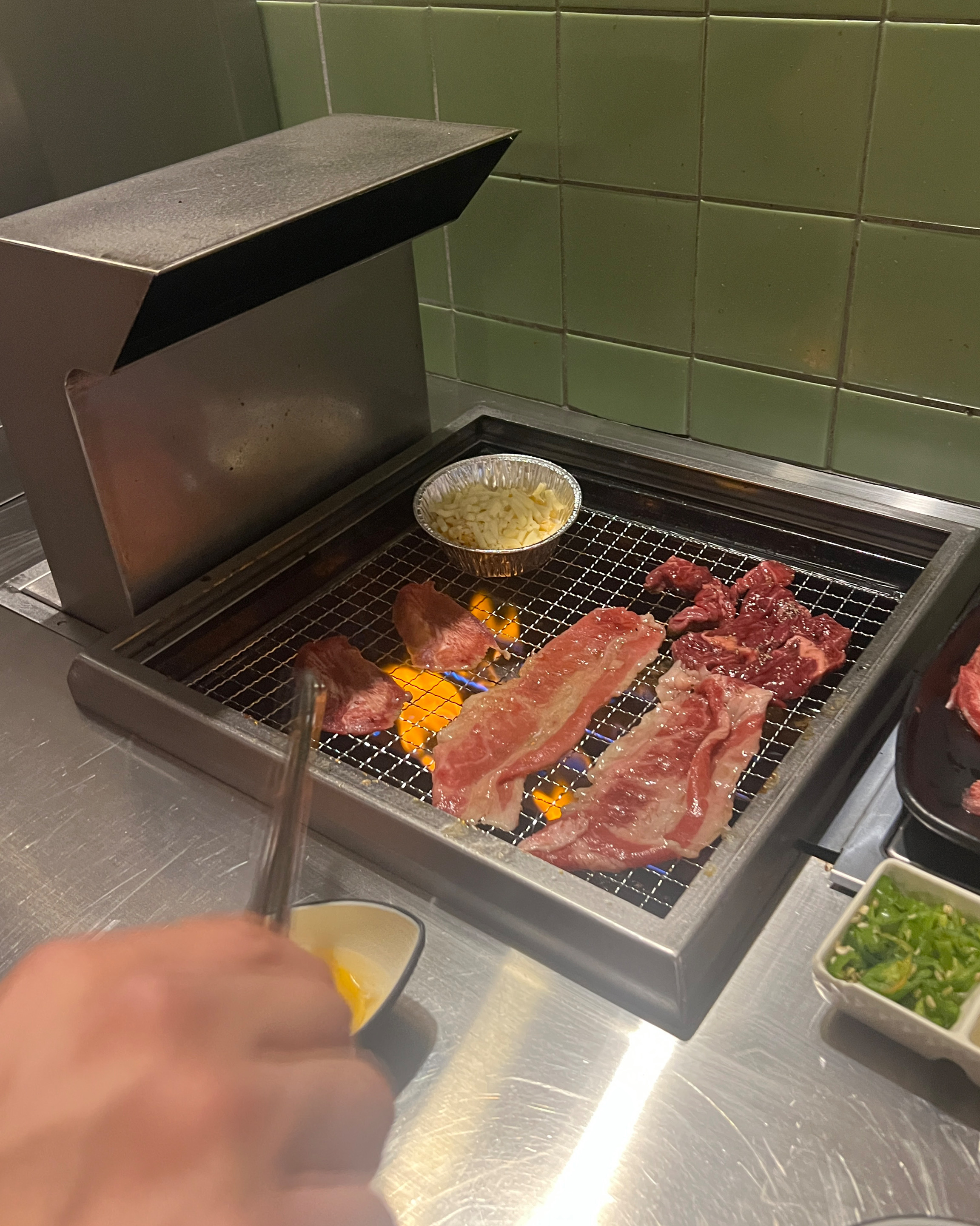 고기 종류뿐만 아니라 사이드 종류도 많아서 좋습니당 - 인천 맛집 호르몬치치 부평점