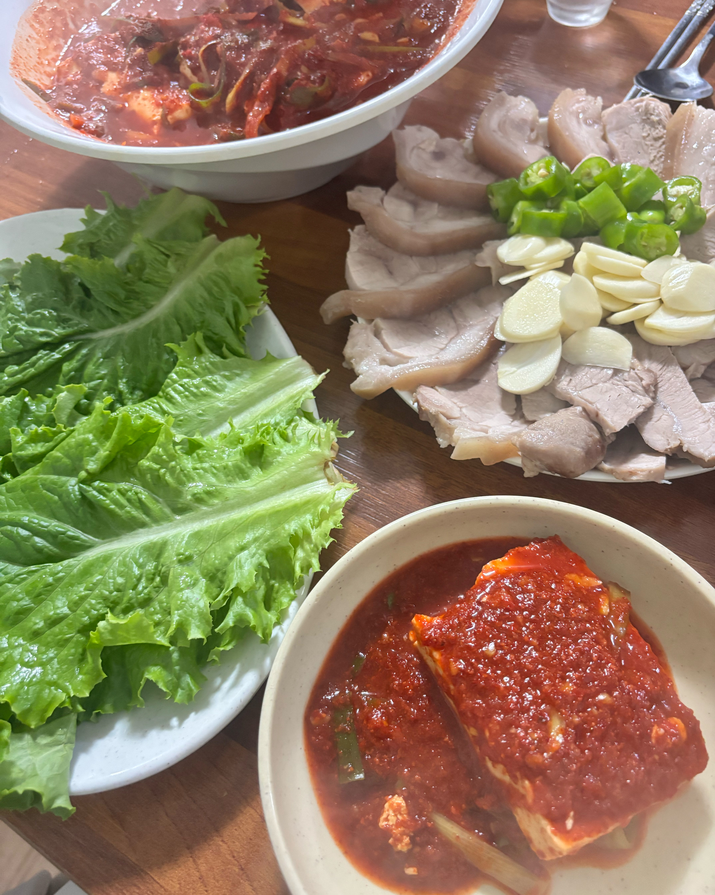 고추가루 듬뿍 두부조림 - 대전 맛집 광천식당