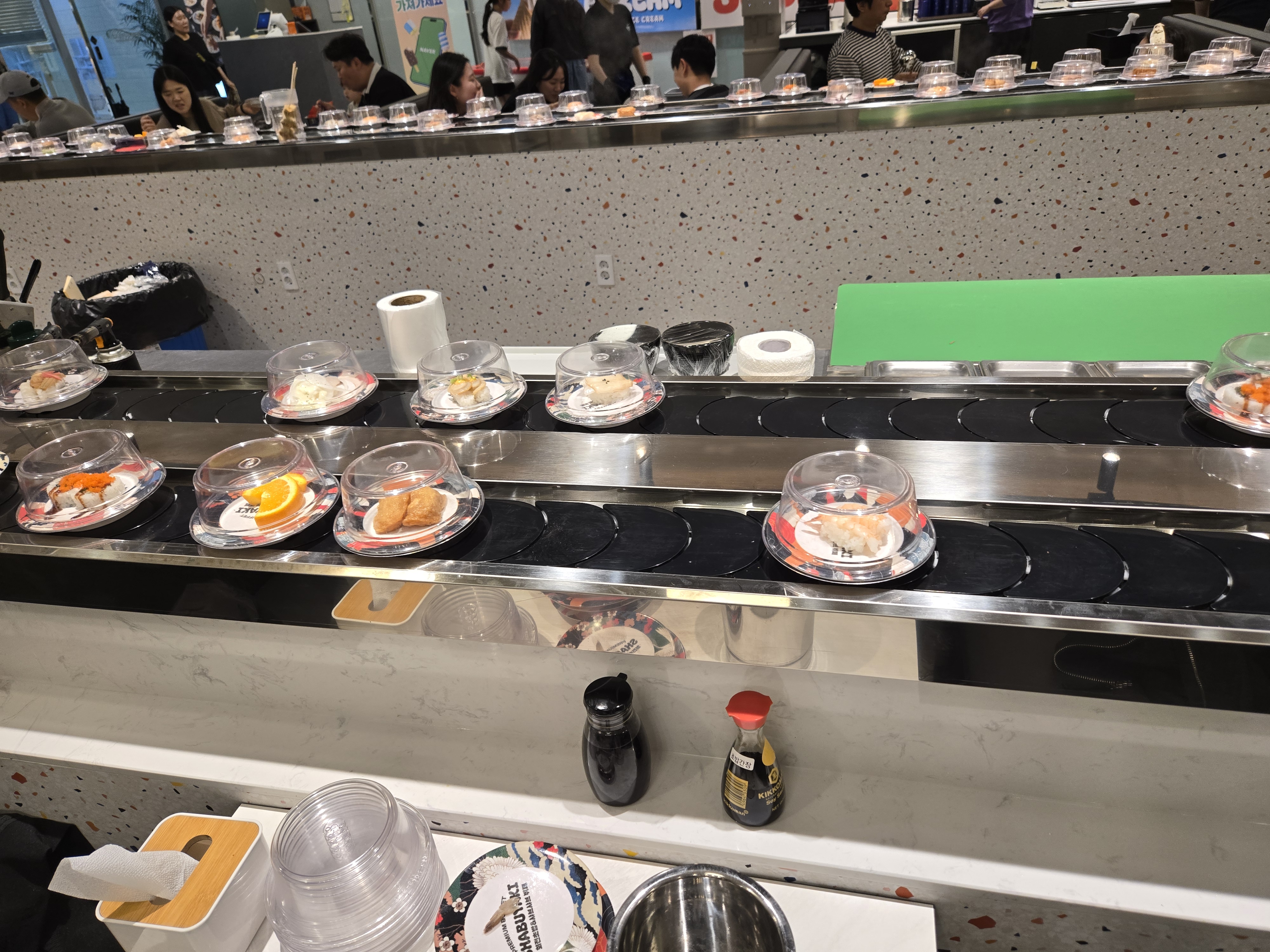 첫 방문입니다. 샤브랑 회전초밥을 같이 이용할수있어 좋았어요%~~% - 부산 명지 맛집 샤브야키 부산명지점