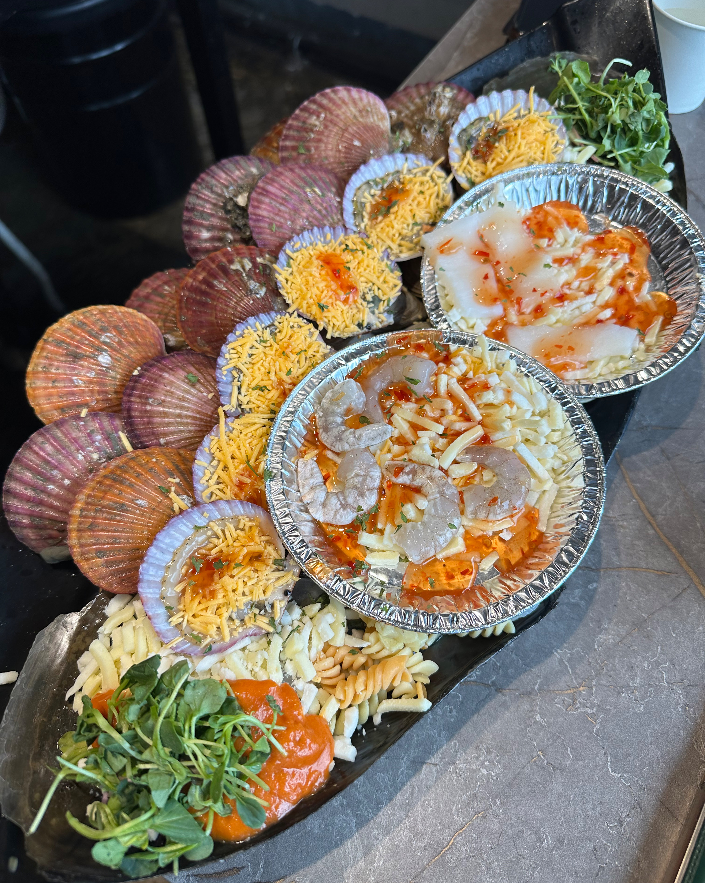 바다 보면서 먹는 조개구이 넘 맛있어요!! - 인천 맛집 청춘조개 월미도직영점