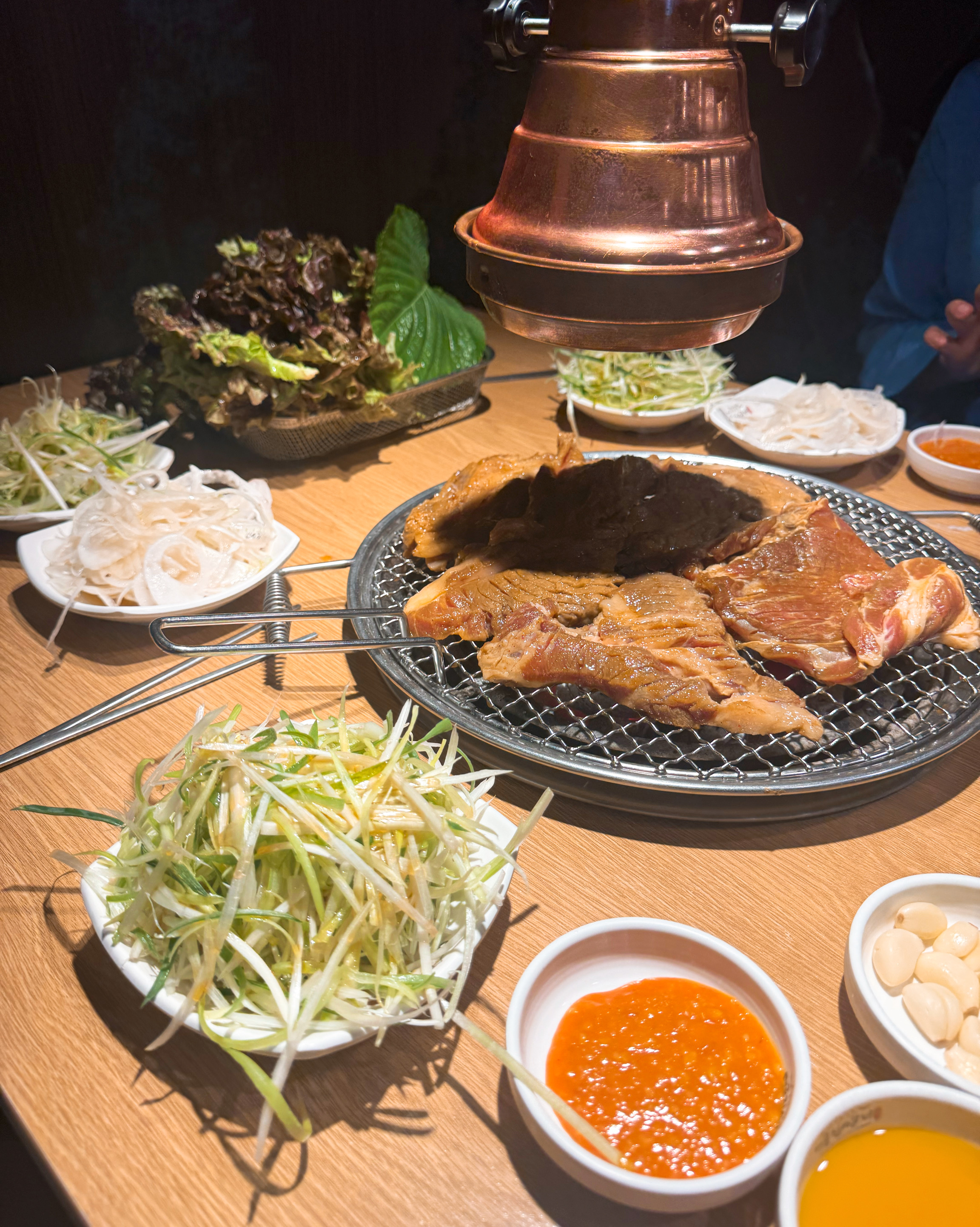 여기 지점은 온전히 돼지갈비 즐기기 좋게 고기종류가 삼겹살이랑 돼지갈비만 있어요✔️ 돼지갈