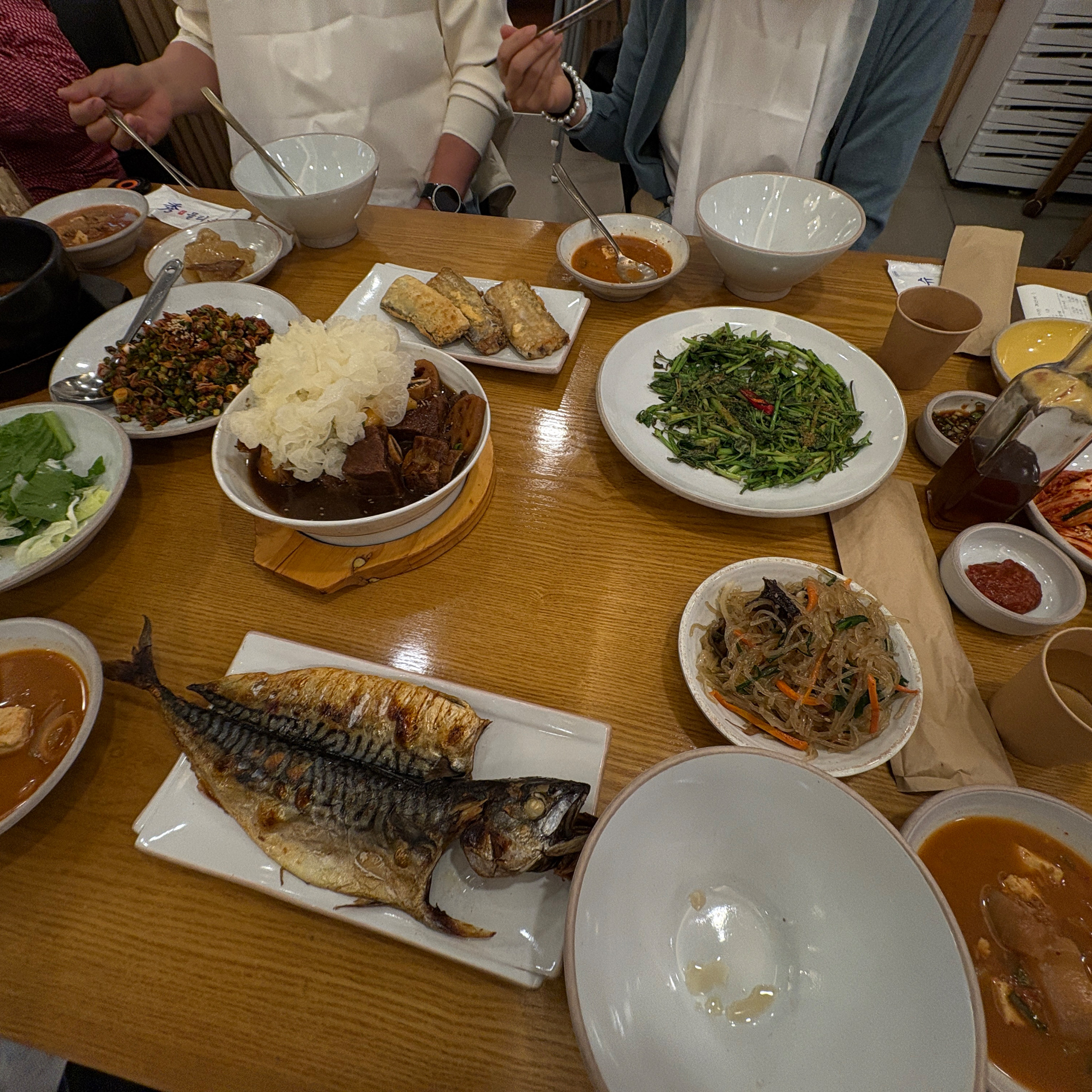 부모님과 함께 왔는데, 음식이 다 맛있네요 ㅎㅎ - 인천 맛집 밥상편지 송도점
