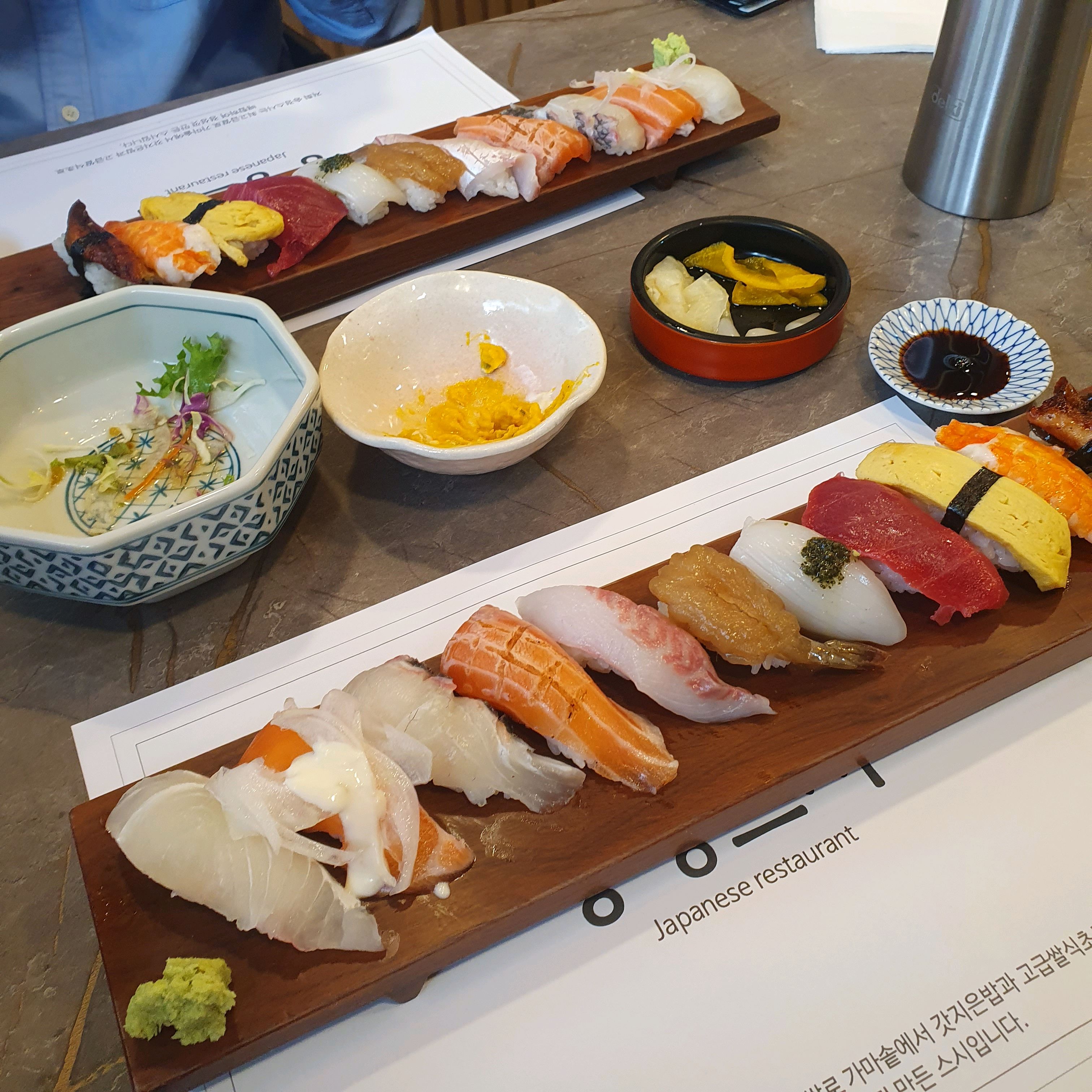 송정맛집 하면 송정스시라고 말할 수 있을 정도로 스시가 정말 맛있어요! 송정역이랑 해수욕장