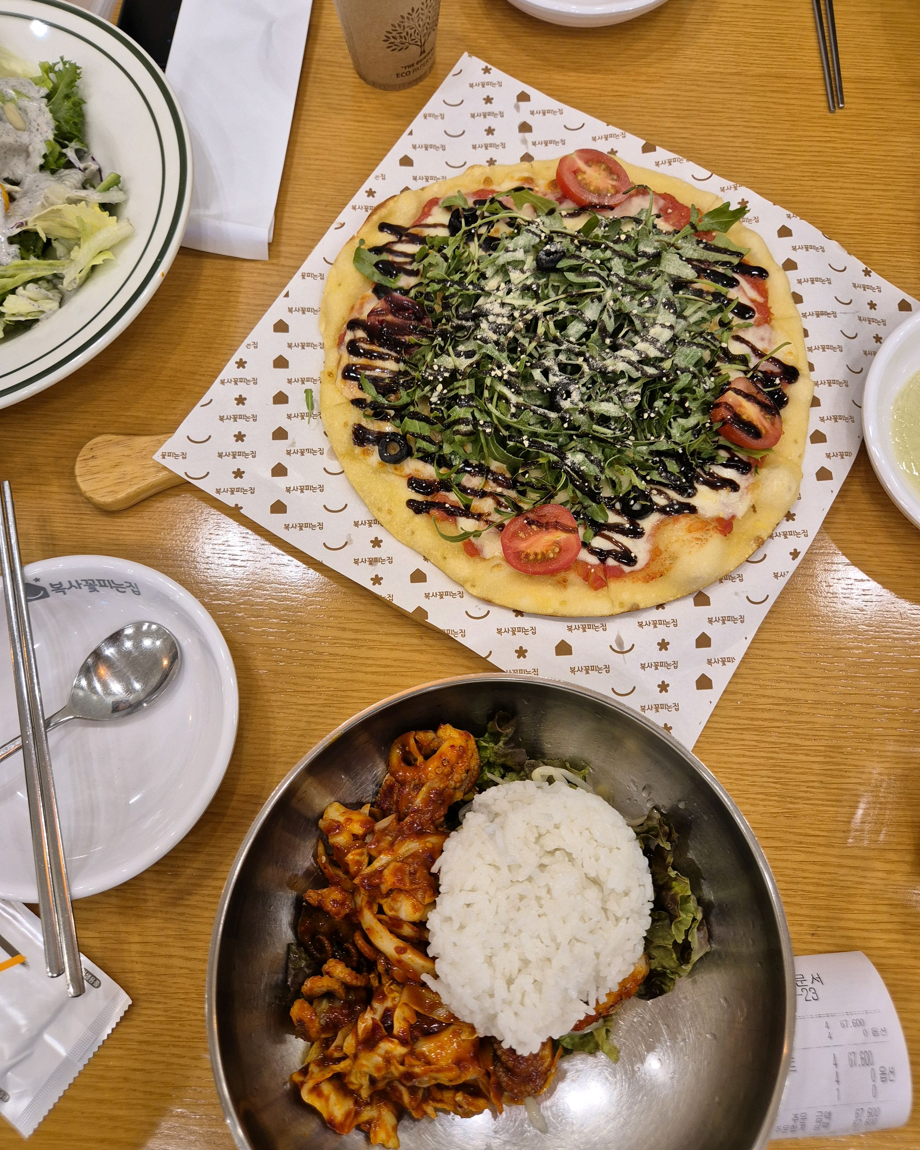 부모님과 아기랑 함께 이용했어요 - 인천 맛집 복사꽃피는집 청라점