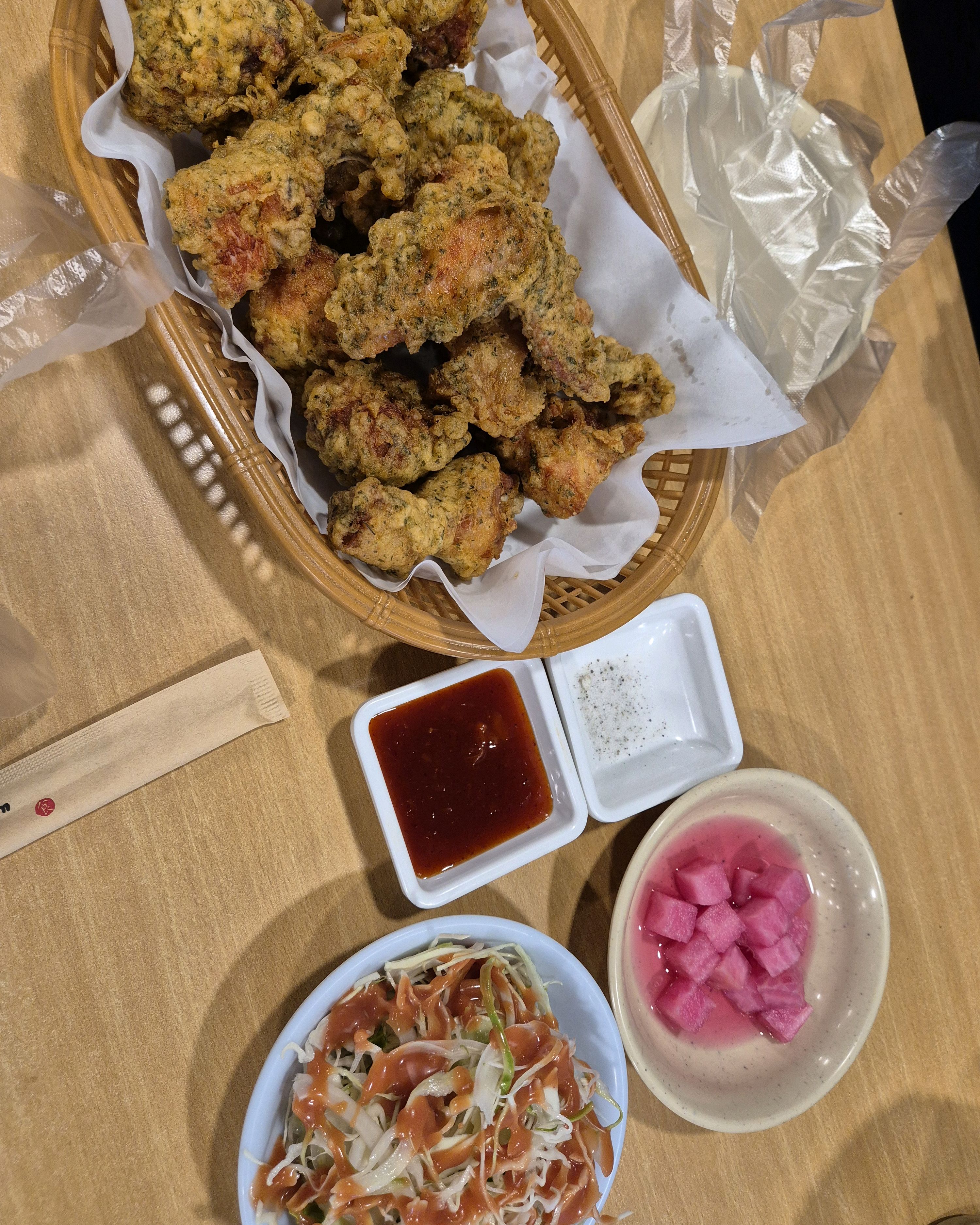 맛있어요 깔끔하고 좋아요! - 인천 맛집 신포야채치킨 신포시장본점