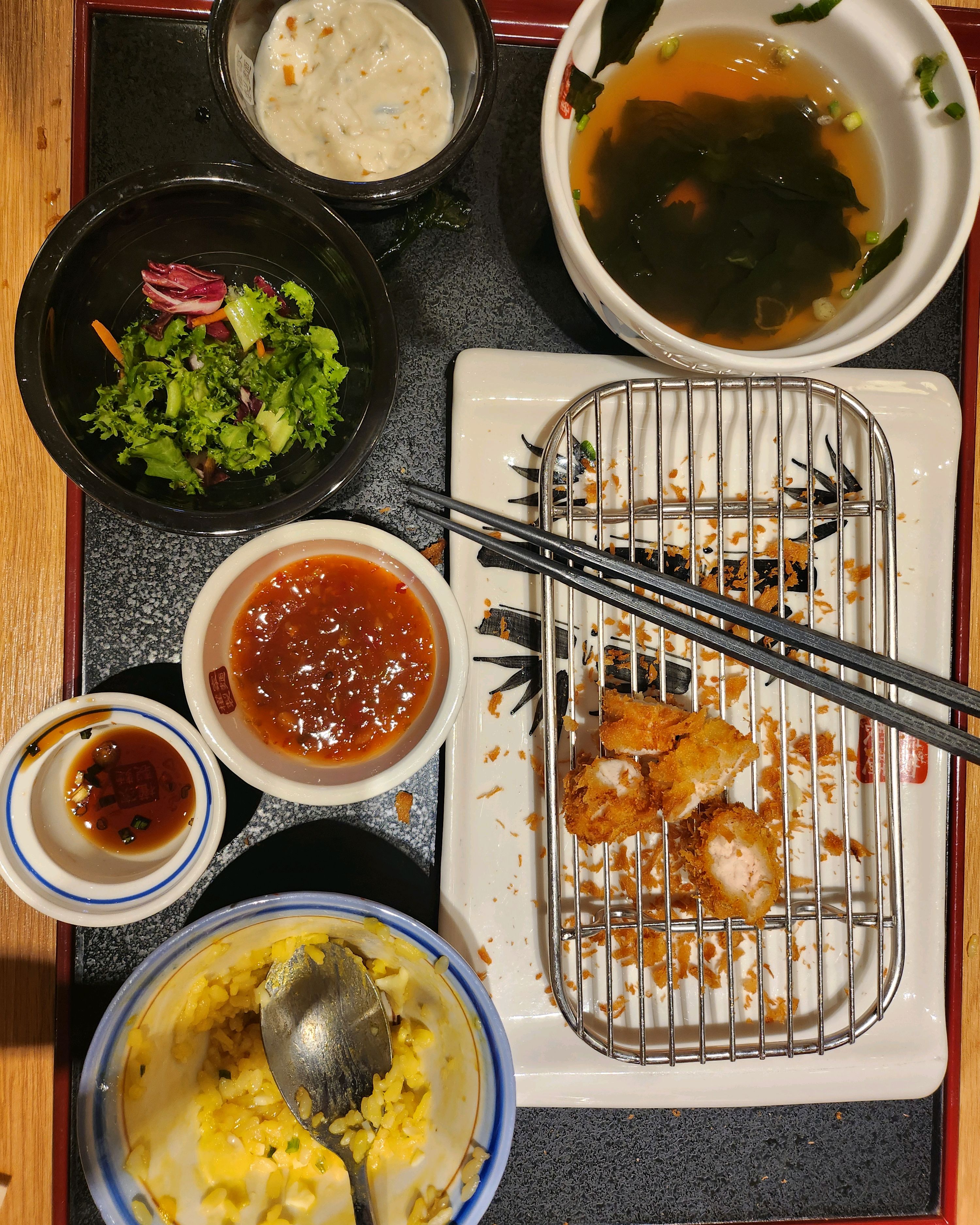 아이가 돈까스 , 냉모밀, 계란밥 좋아해서 가끔 방문해요. 오늘도 맛있게 먹었어요. - 불당동 맛집 권가제면소 천안불당점