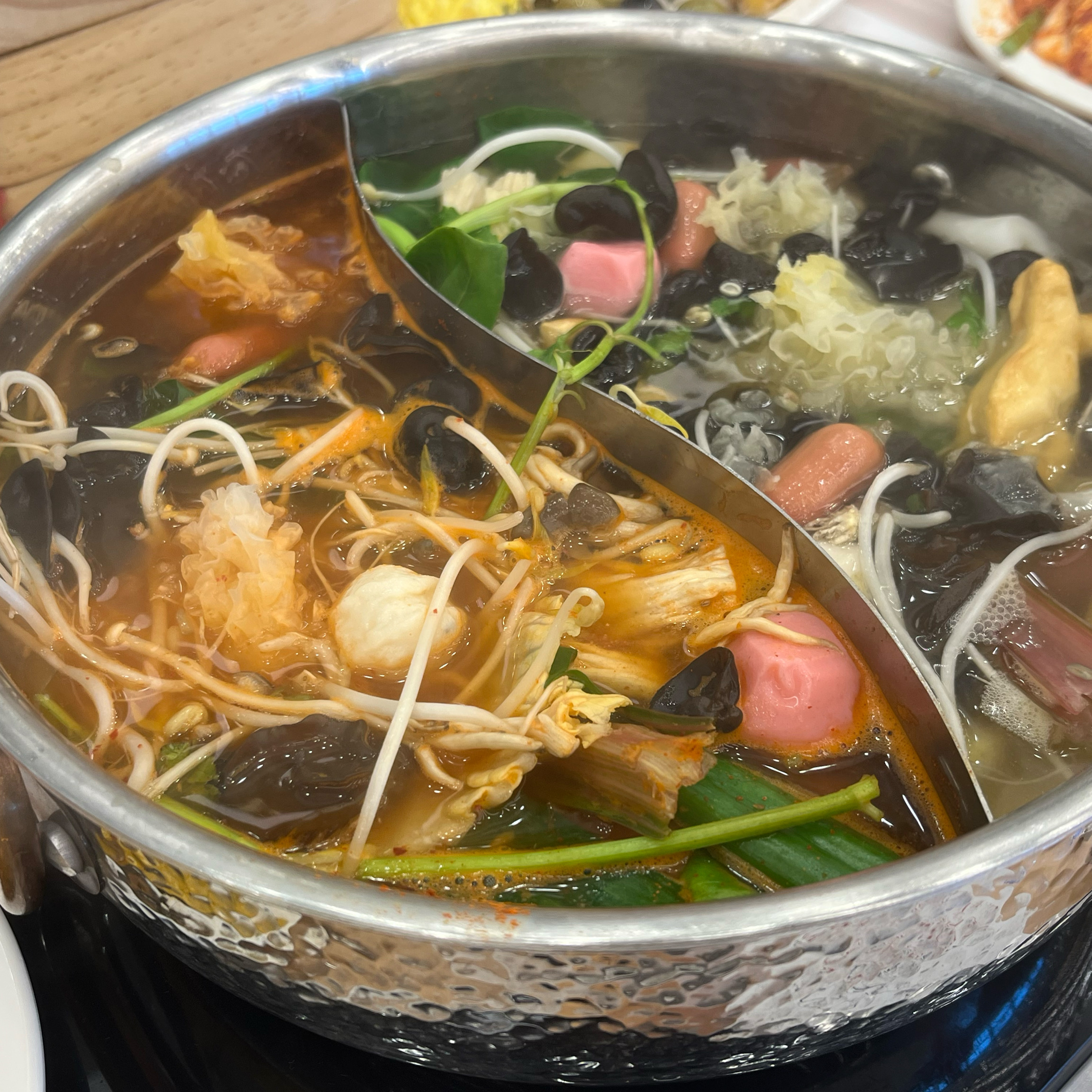 야채가 신선하고 샐러드바도 다 맛있었어요~~ 다음에 - 인천 맛집 샤브올데이 인천검단신도시점