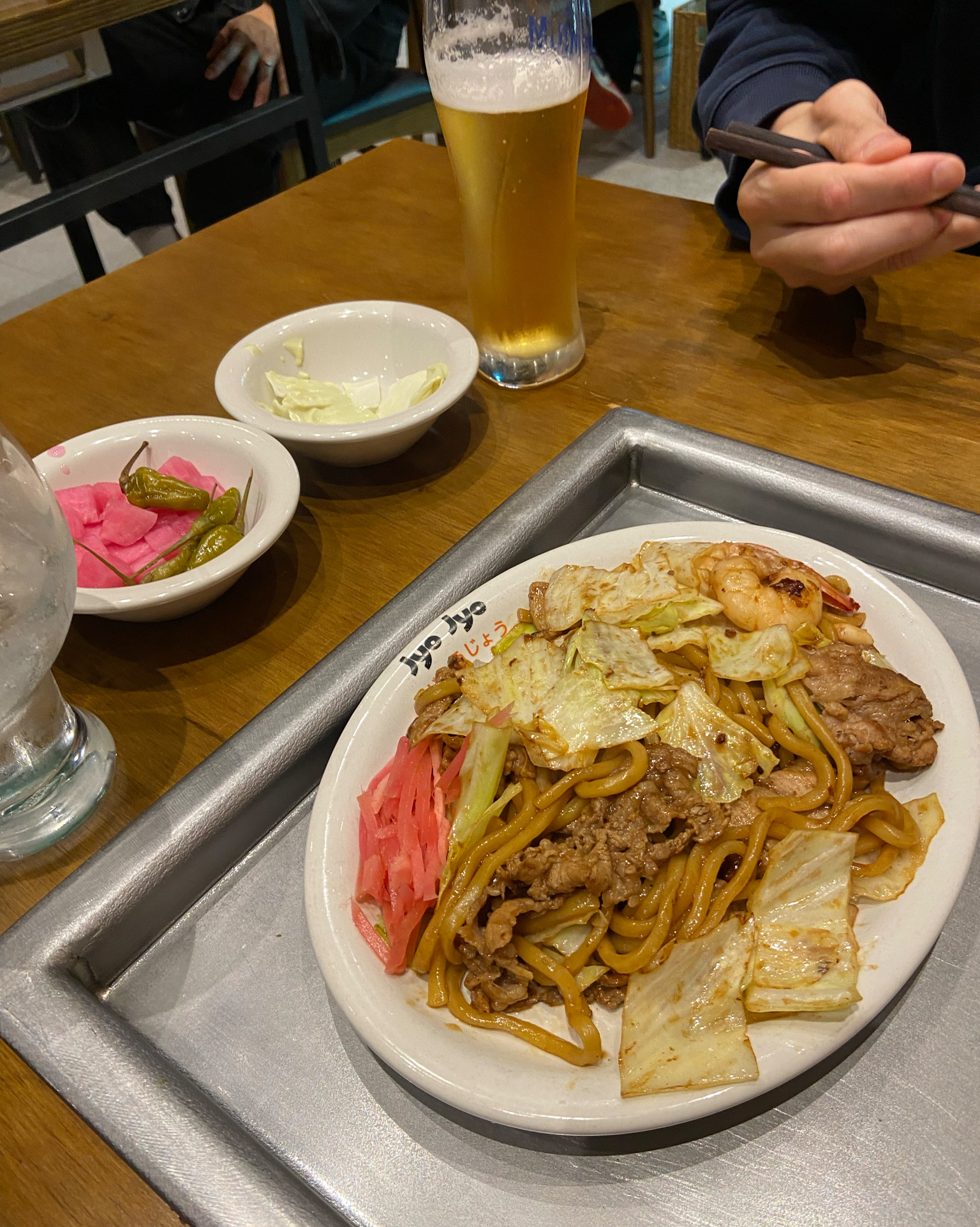 야끼소바랑 오코노미 맛집이 집근처에 생겨서 좋아여~ - 인천 맛집 죠죠 트리플스트리트점