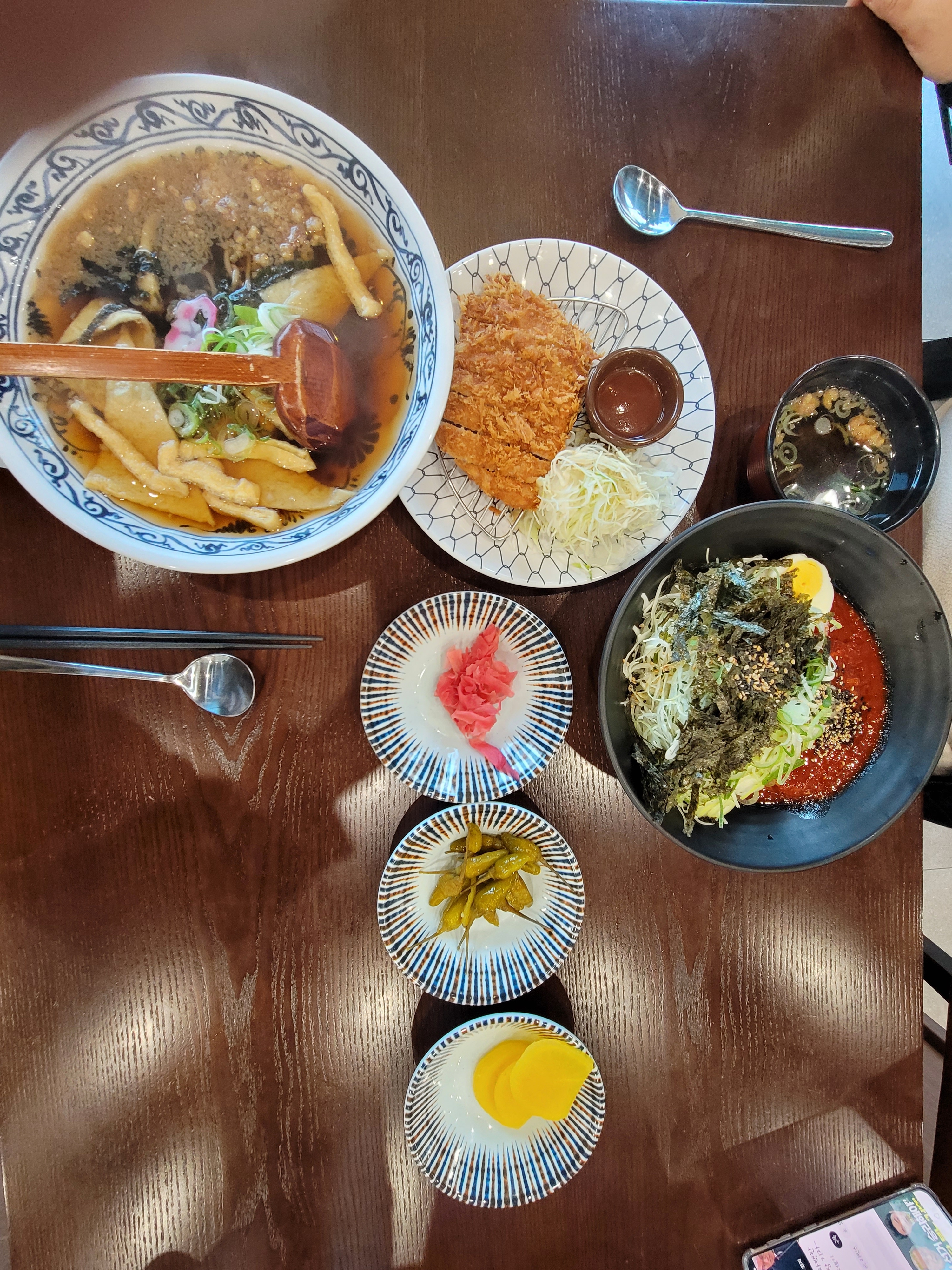 돈가스 비빔정식이랑 온소바 맛있게 먹었습니다. - 천안 청당동 맛집 삼동소바 천안구룡점