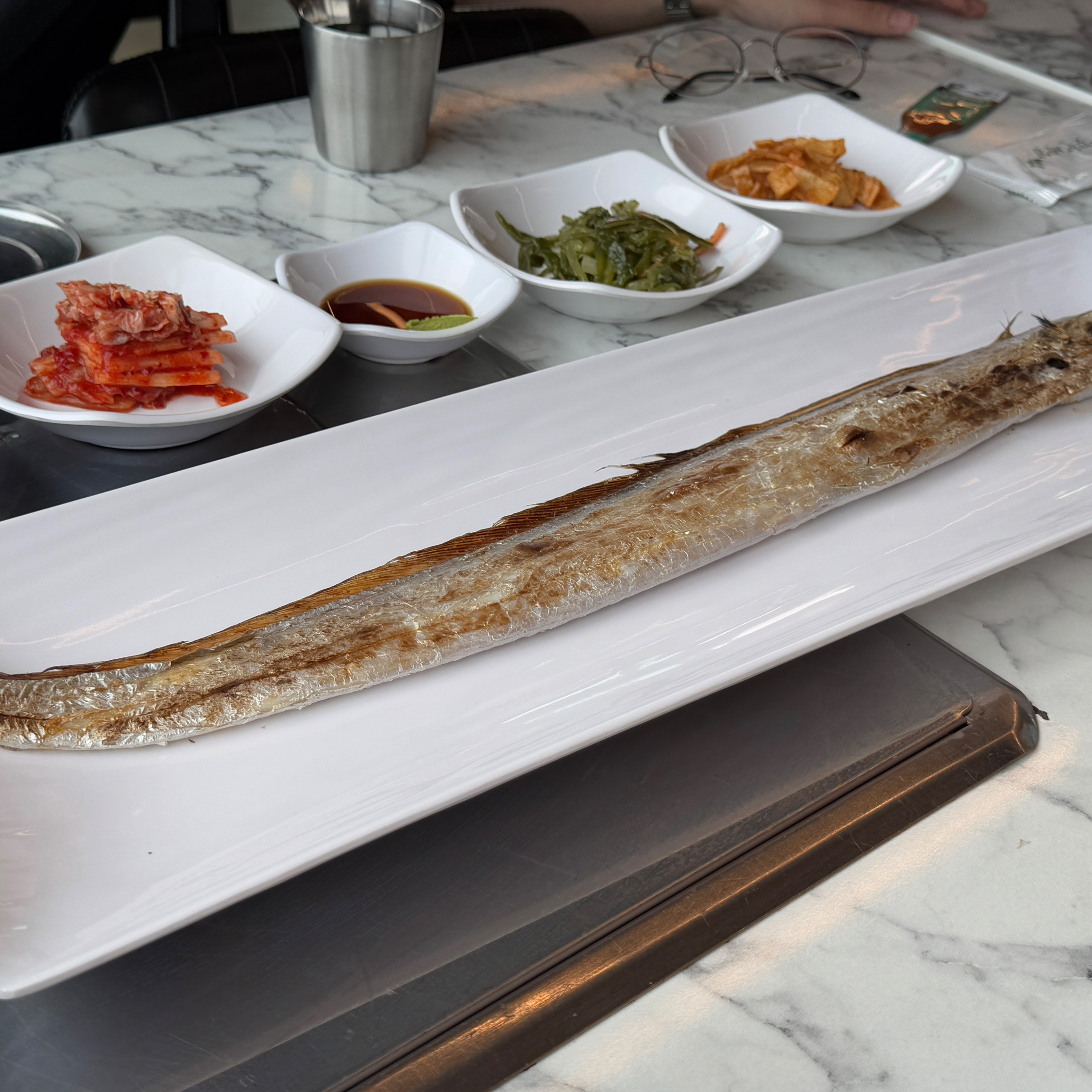 맛있었어요 !! 갈치 살 직접 발라주시구 소금간도 따로 해주셨어요 ☺️ - 제주 맛집 갈치의정석 제주공항점