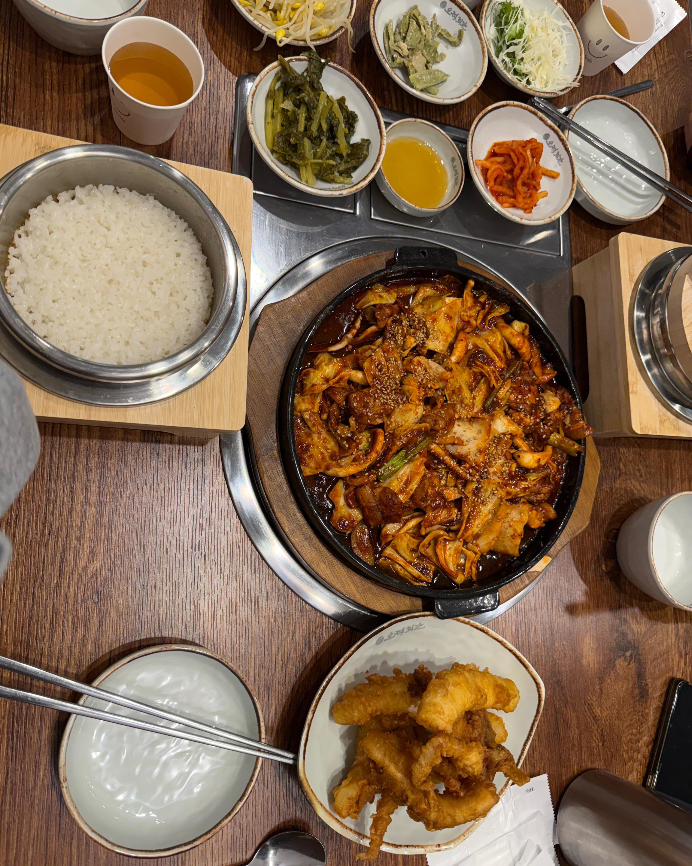 처음 온 곳인데 맛있네요! 오징어튀김 맛있어요👍🏻 - 불당동 맛집 오적회관 천안불당점