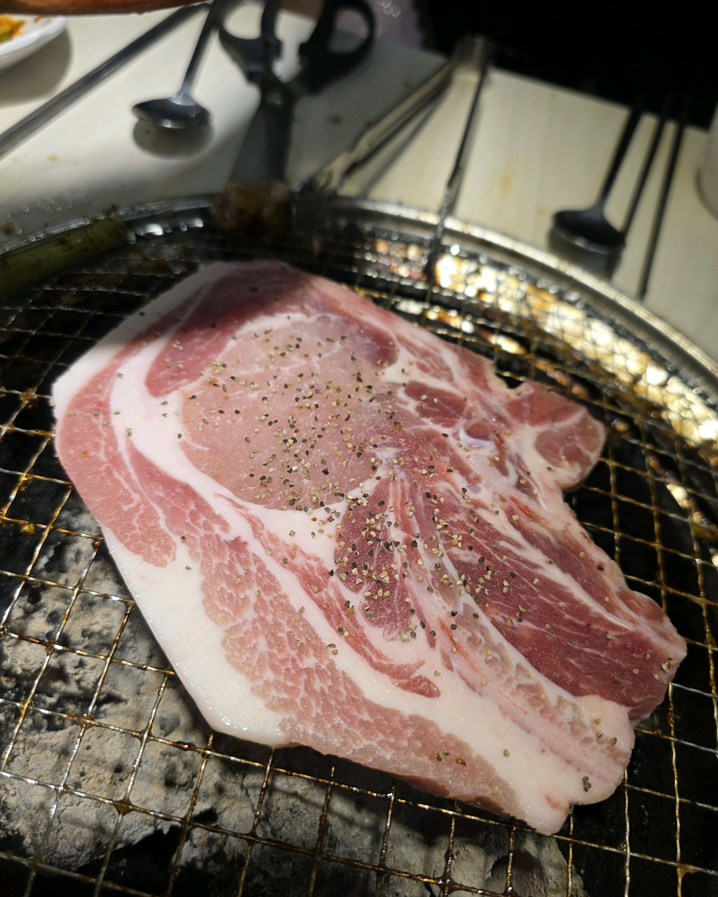 정신없이 먹다가 막판에 생각난 인증샷! - 안산 중앙동 맛집 명륜진사갈비 안산중앙점