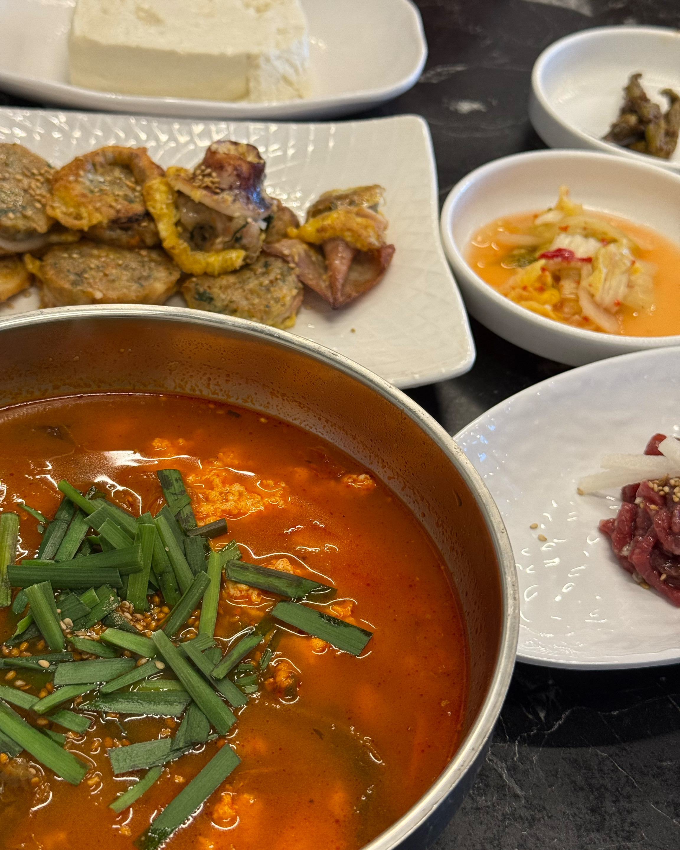 강릉오면 꼭 먹으러 오는 순두부짬뽕!! - 경포대 맛집 초당훈이순두부짬뽕
