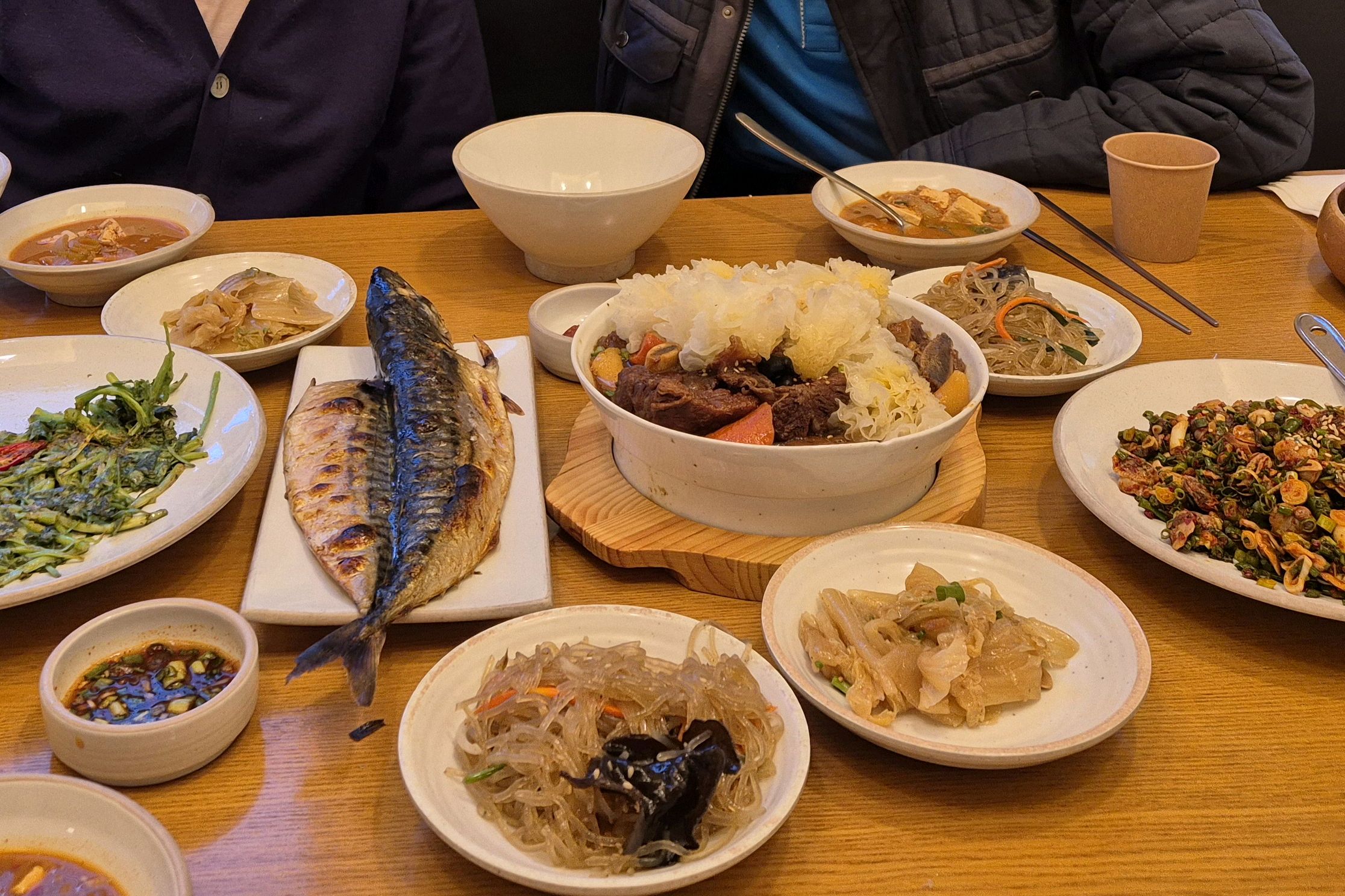 메뉴 다 맛있고 푸짐하고 부모님이 너무 좋아하셨어요^^ - 인천 맛집 밥상편지 송도점