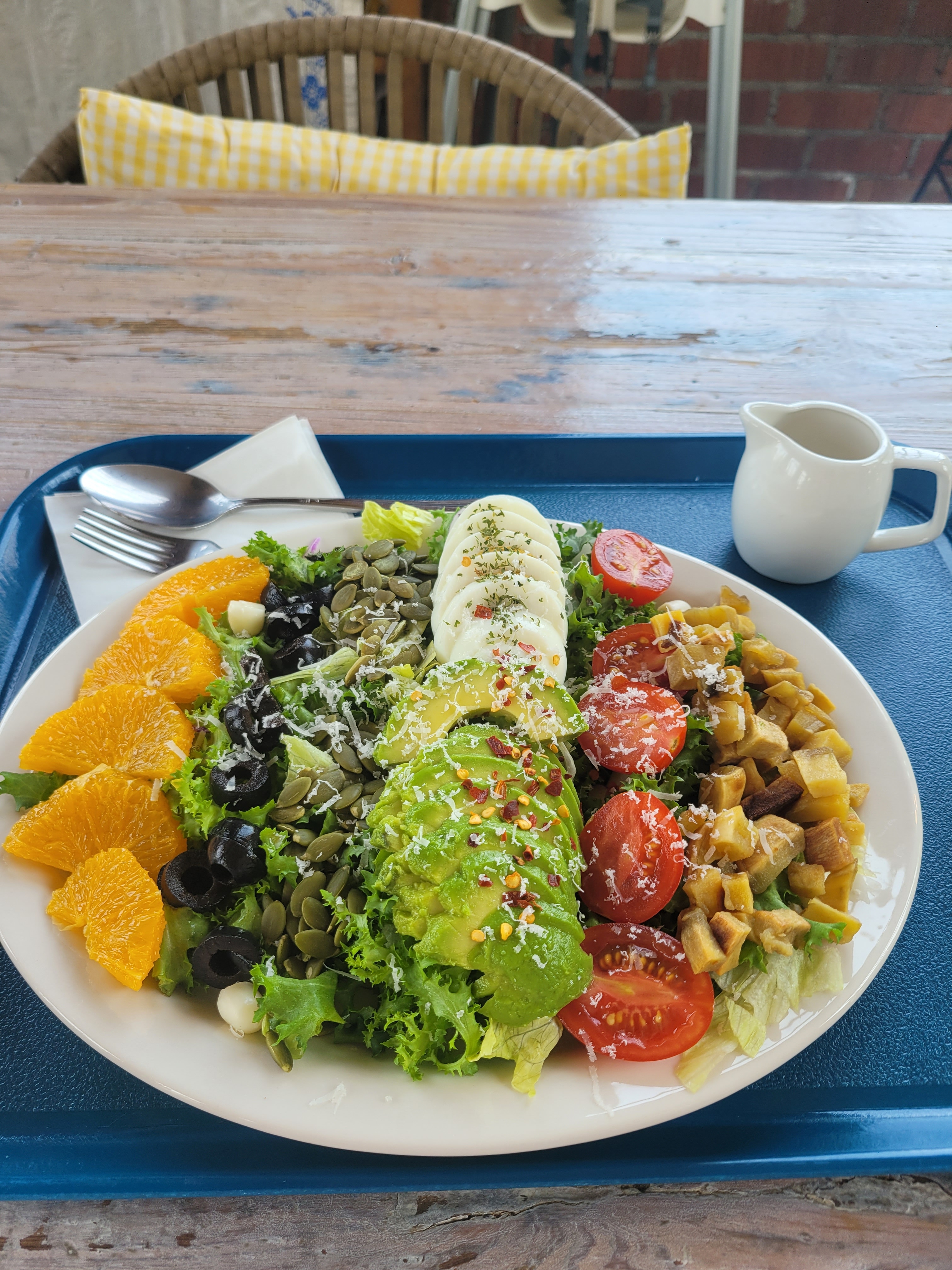 샐러드가 너무 맛있고 뷰도 예뻐서 - 제주 맛집 카페텐저린