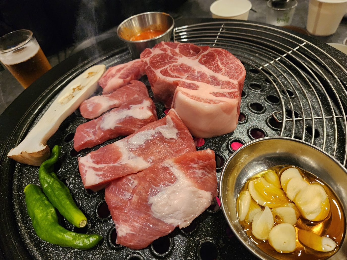 고기 진짜 존맛탱이에요 ㅠㅠㅠ - 인천 맛집 숯멍 송도타임스페이스 본점