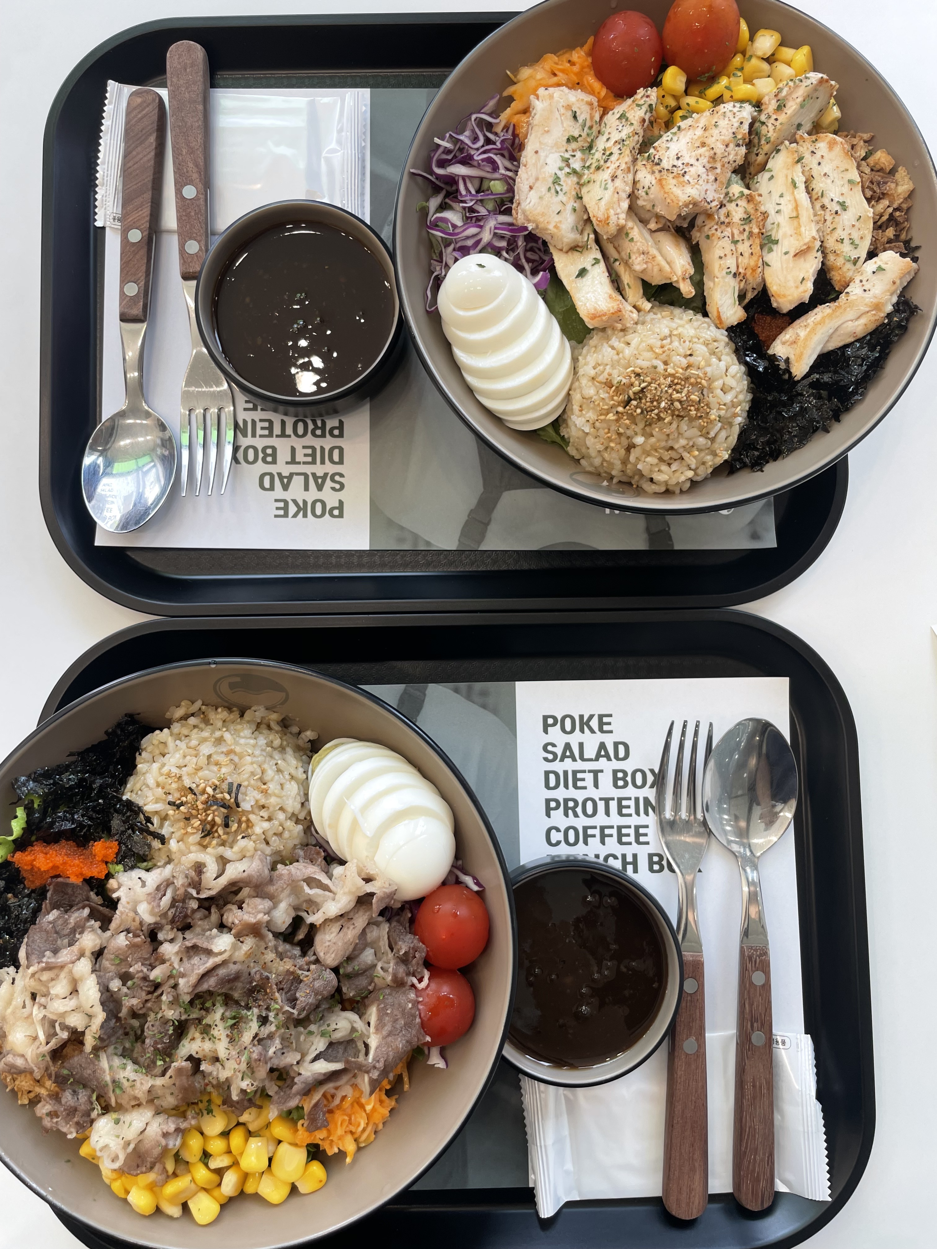 양도 많고 샐러드인데도 되게 배부르고 맛있게 먹었습니다! 계속해서 먹고싶어요!!◡̎ - 불당동 맛집 영칼로리 포케 천안 불당점