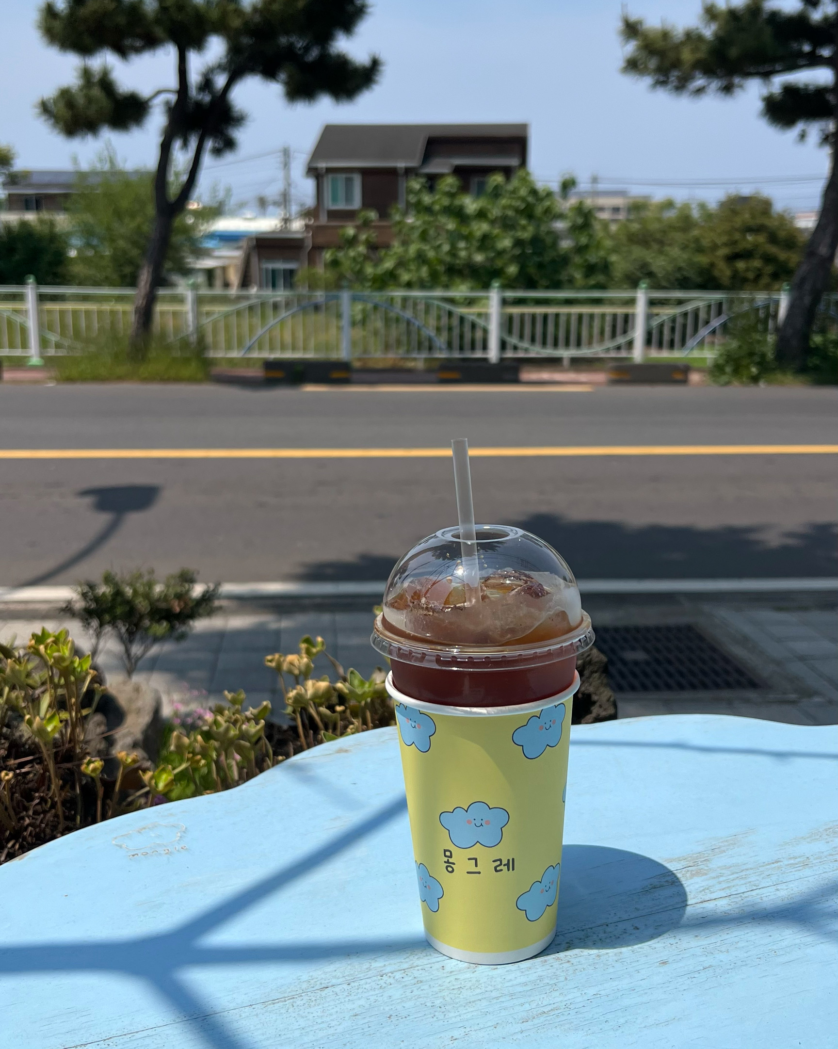 커피 한잔 사먹었는데 넘 시원하고 맛있게 잘 먹고 가요! - 제주 맛집 몽그레 제주공항점
