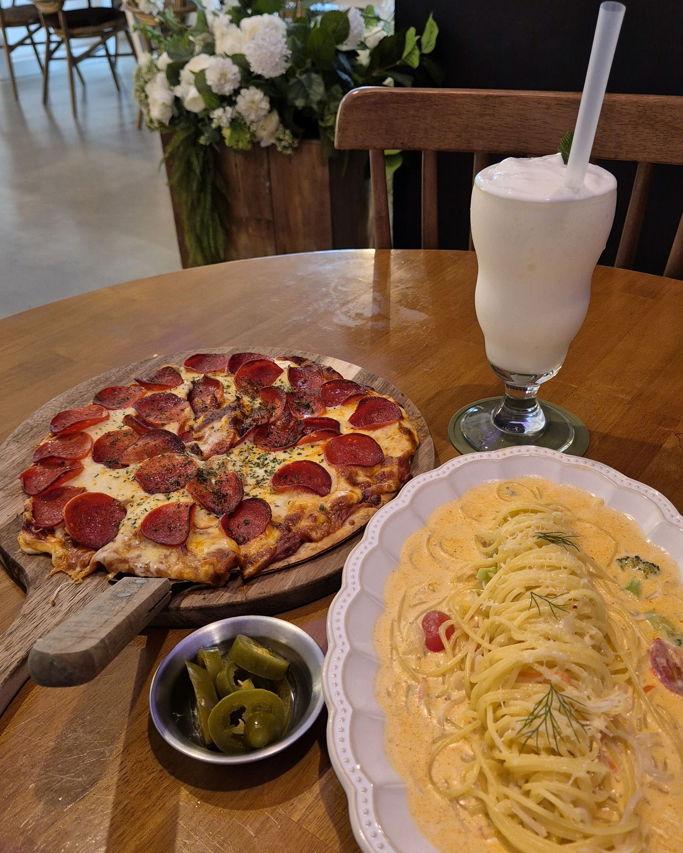 아이와 저녁먹을겸 왔어요 - 인천 맛집 퍼플패치 카페 & 브런치 펍
