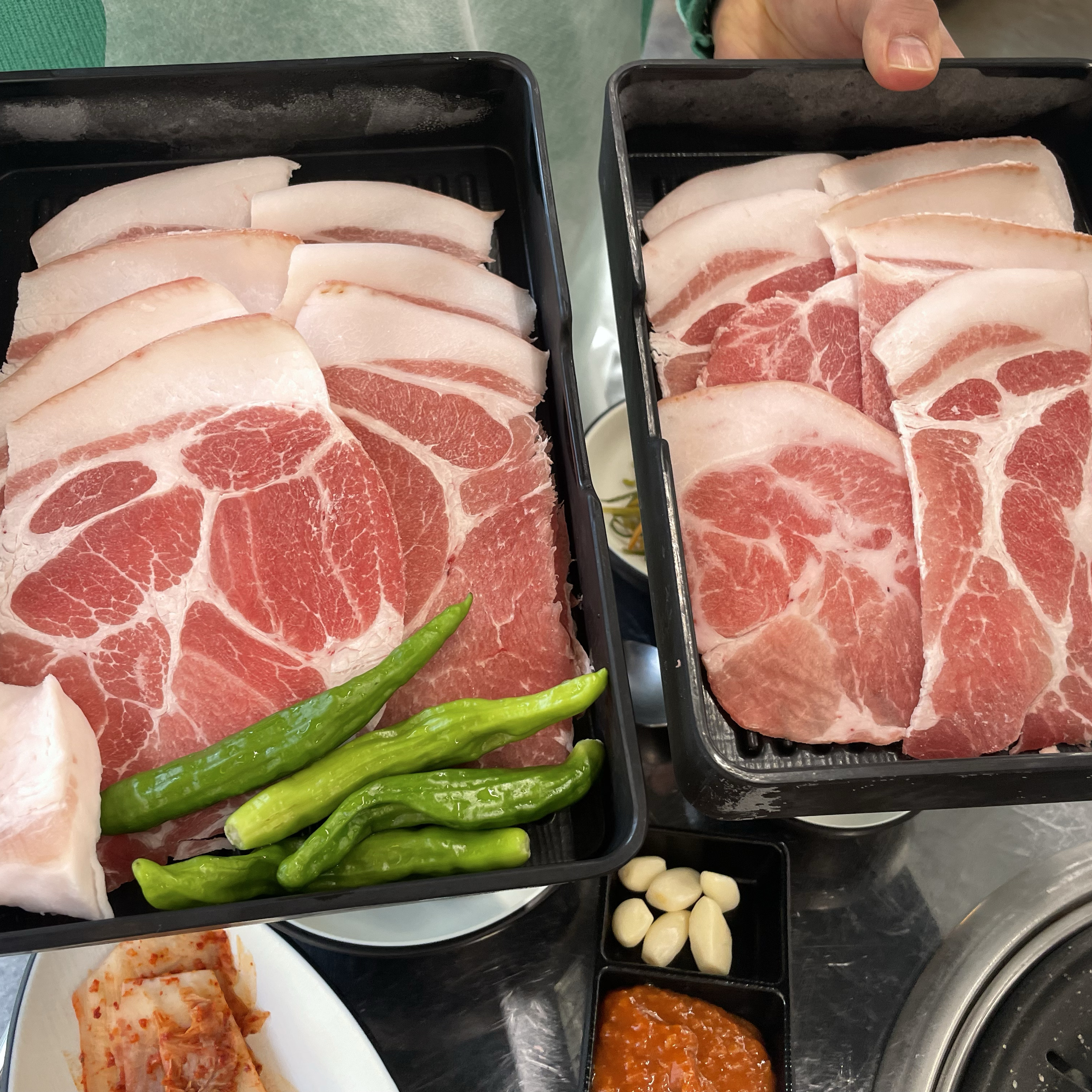 신기한 쫄목살 먹어보고싶어서왔어요!! - 대전 맛집 만나숯불구이 중리동본점